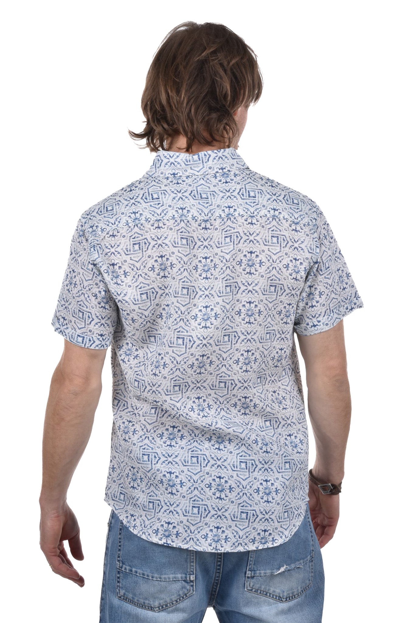 Masilo Shirt linen printed
