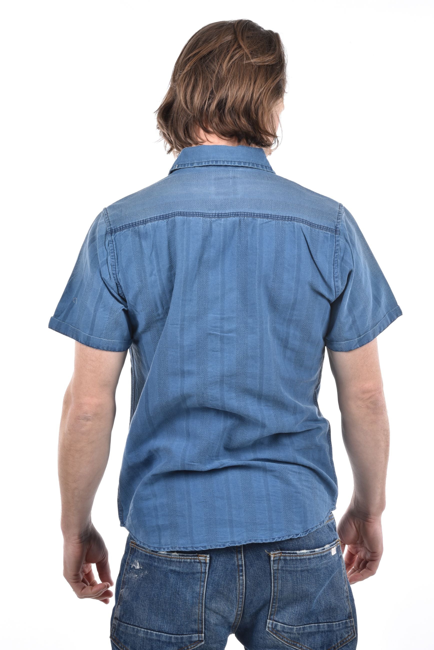 Masilo Shirt indigo stripes