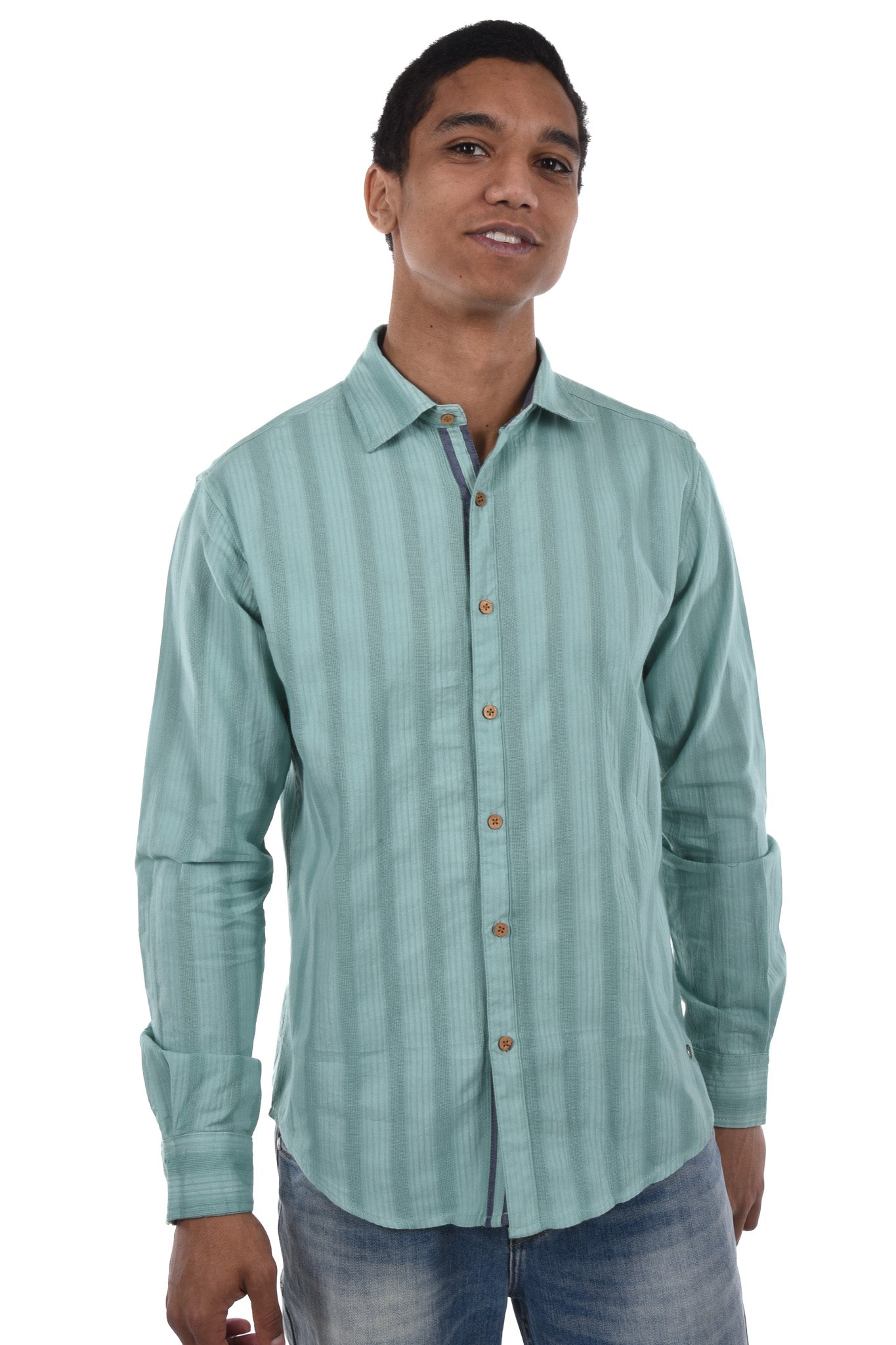 Montreal Shirt seersucker jacquard