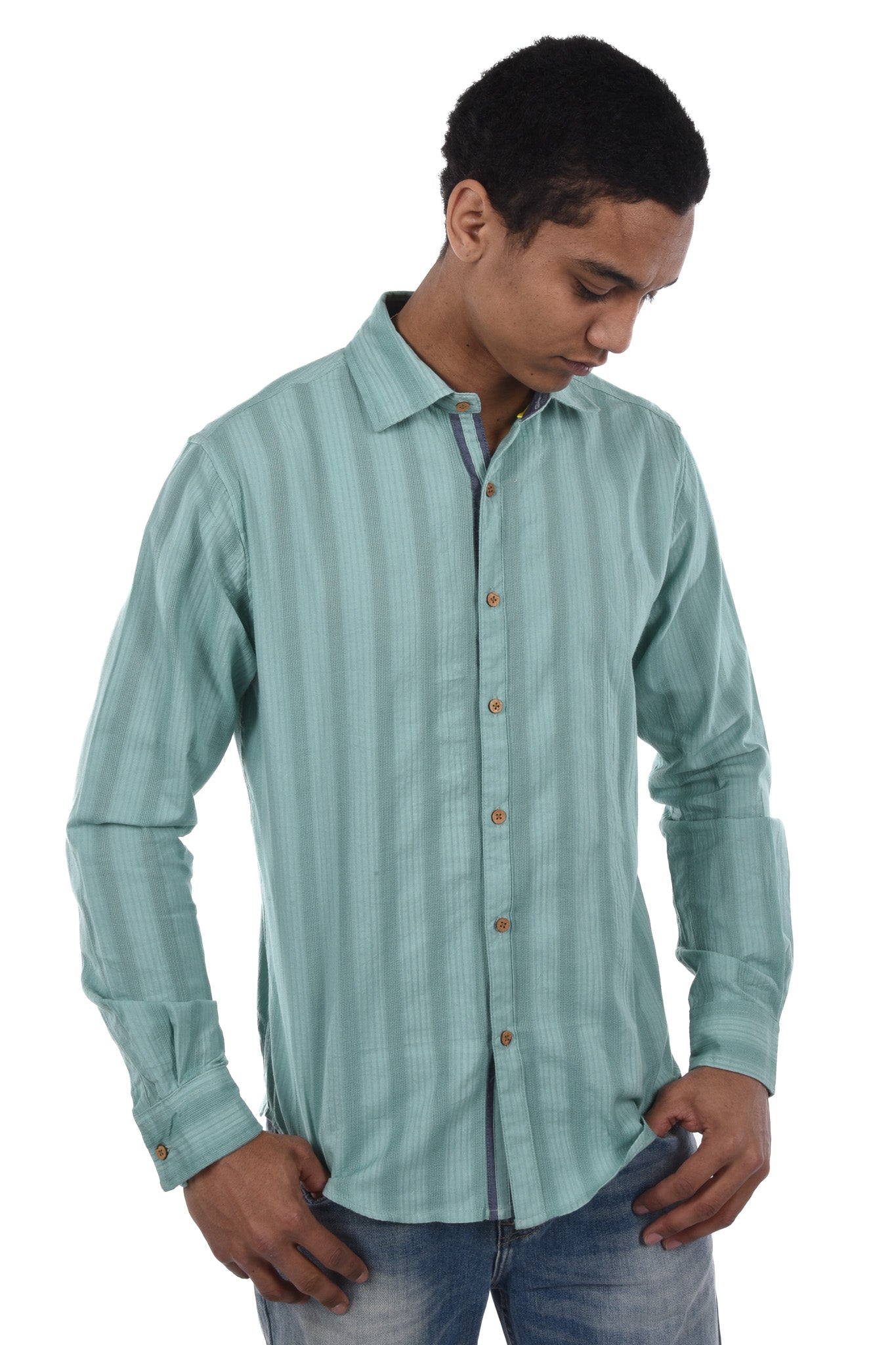 Montreal Shirt seersucker jacquard