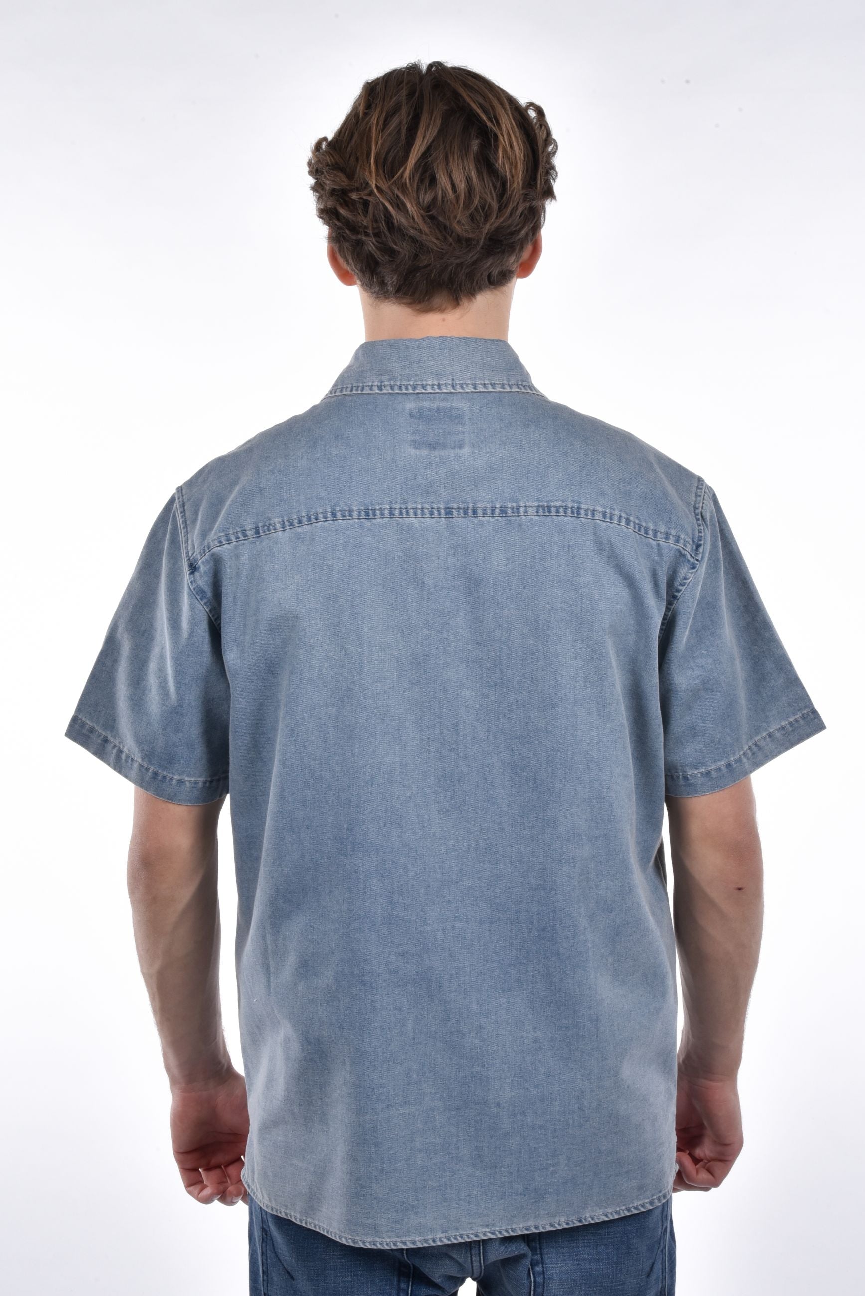 Sergio Shirt loose fit denim