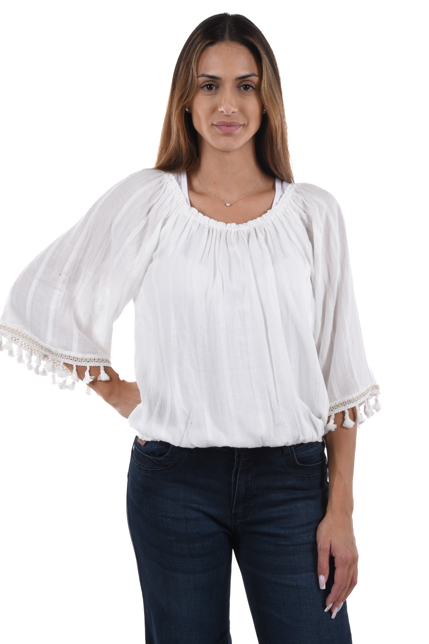 Sabira Blouse jacquard