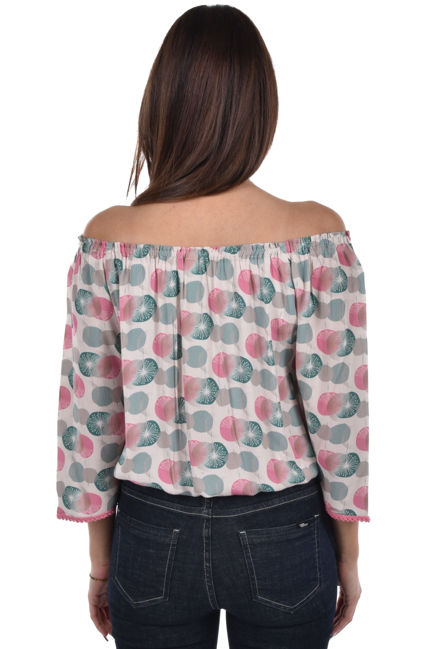 Sabira Blouse cropped printed
