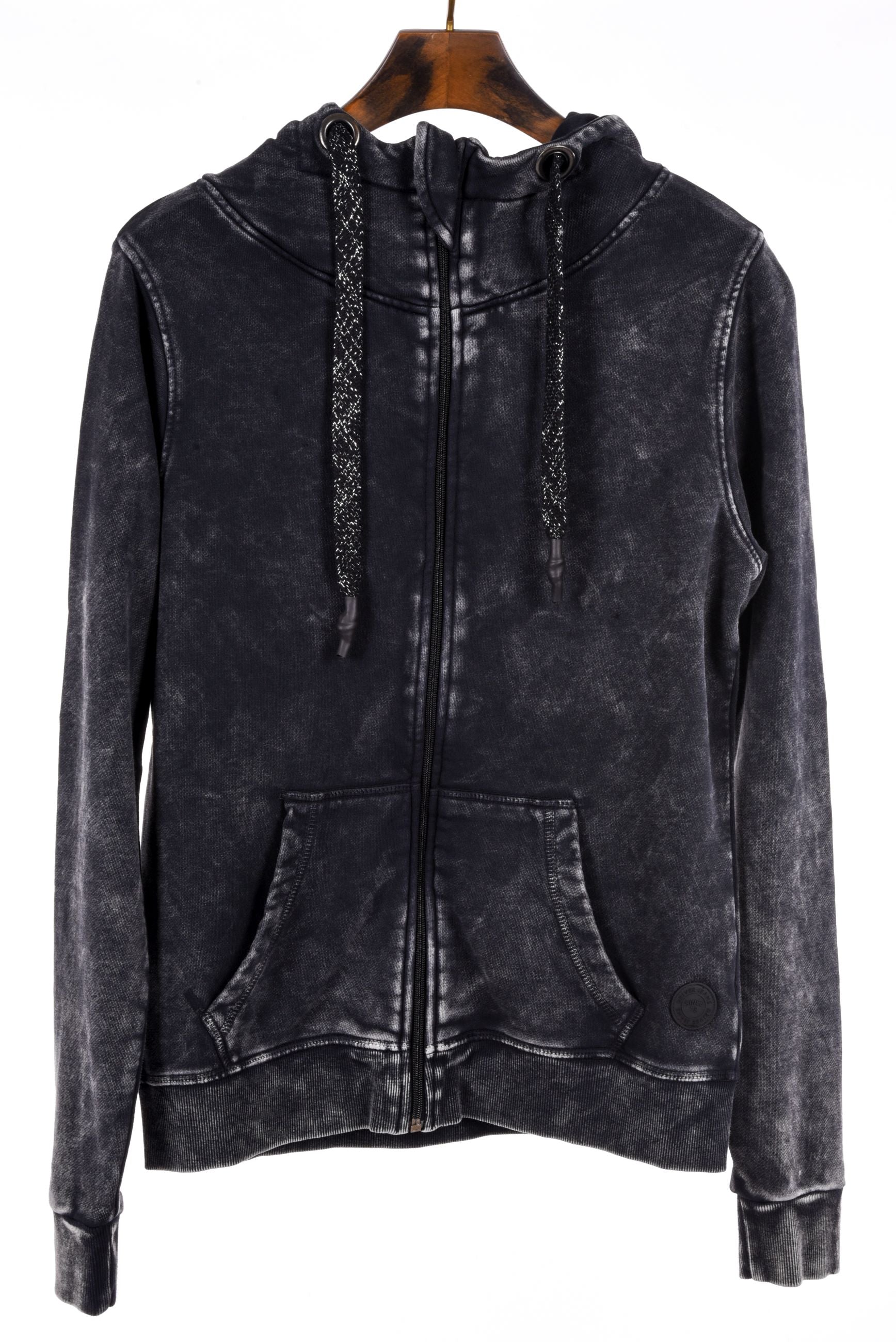 Nelia Sweatjacket hood enzyme wash
