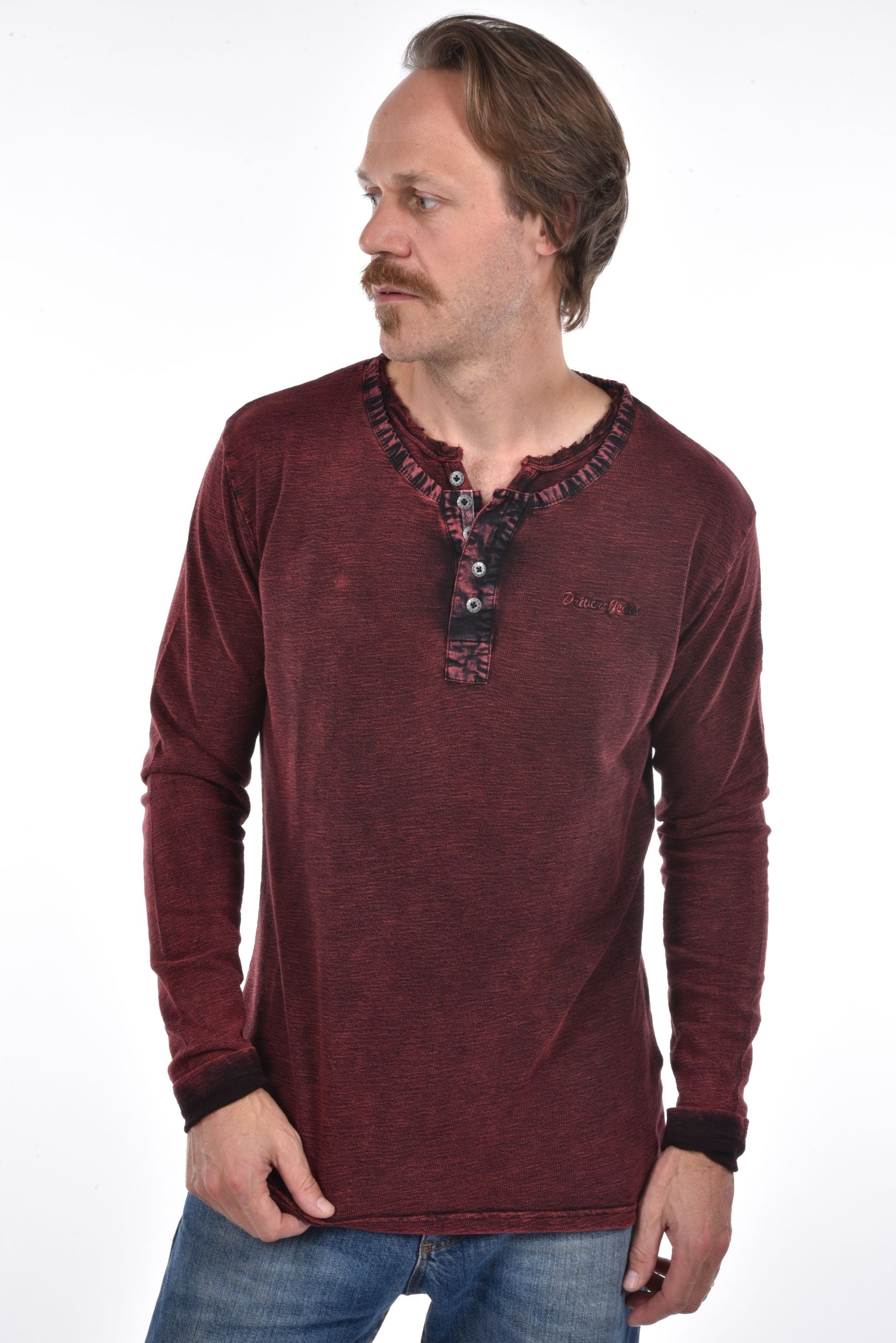Tenio Sweatshirt special neck enzyme wash