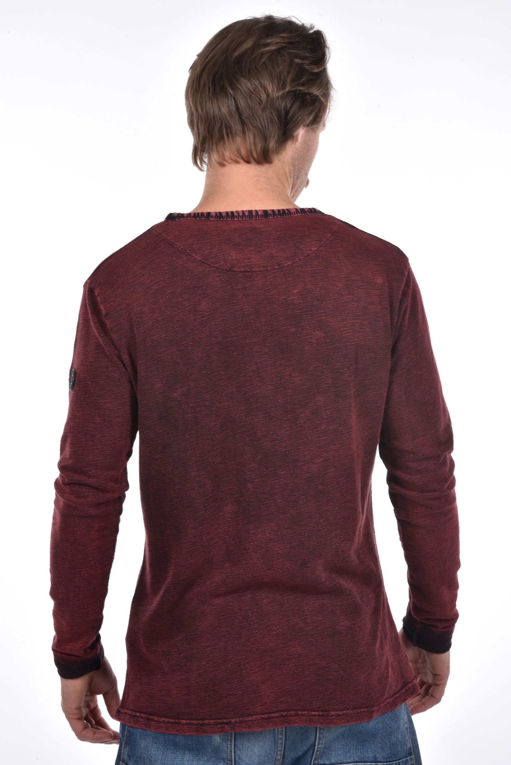 Tenio Sweatshirt special neck enzyme wash