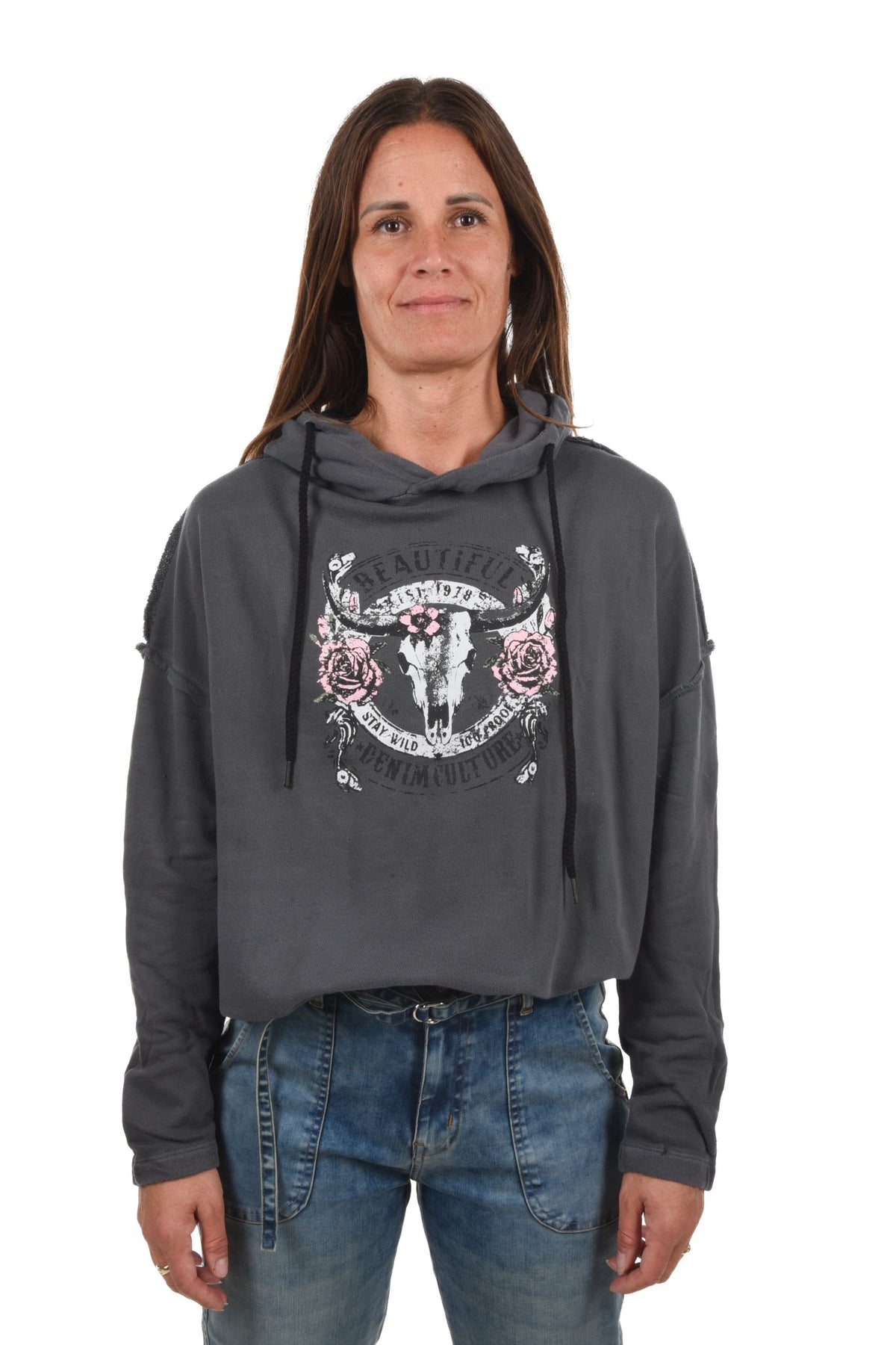 Nell Sweatshirt hood&print