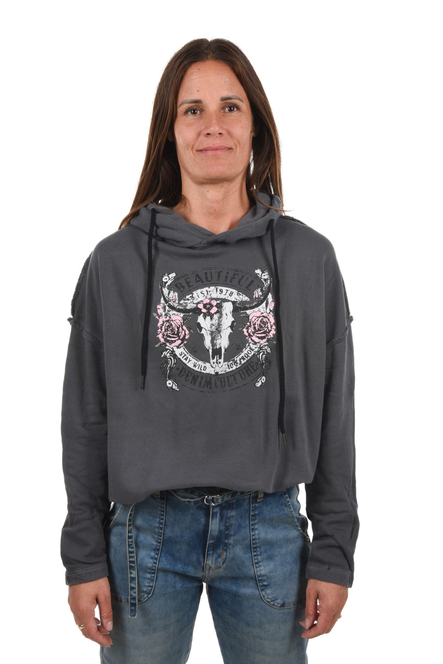 Nell Sweatshirt hood&print