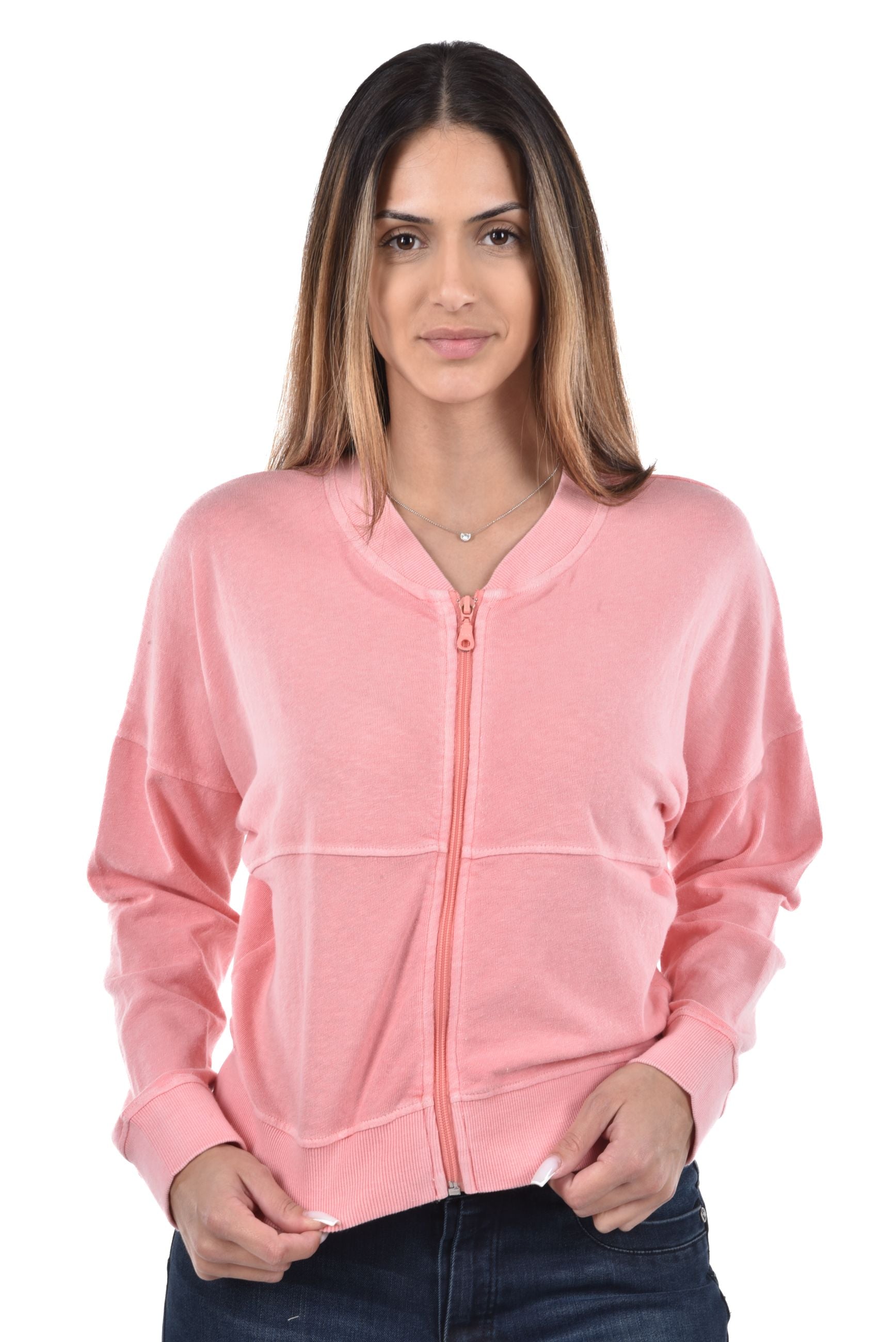 Charis Sweatjacket boxy cropped