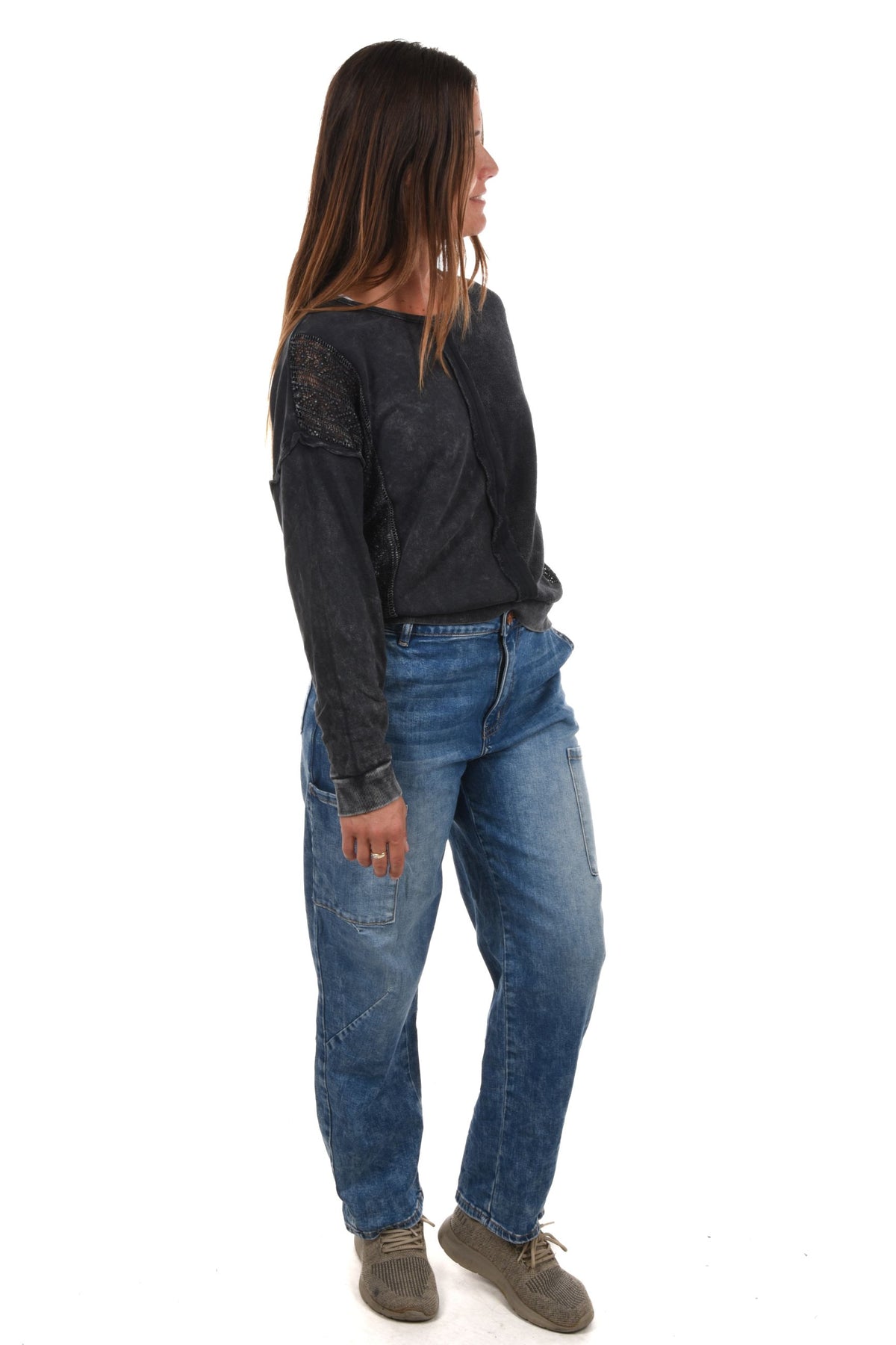 Nickie Sweatshirt trimming