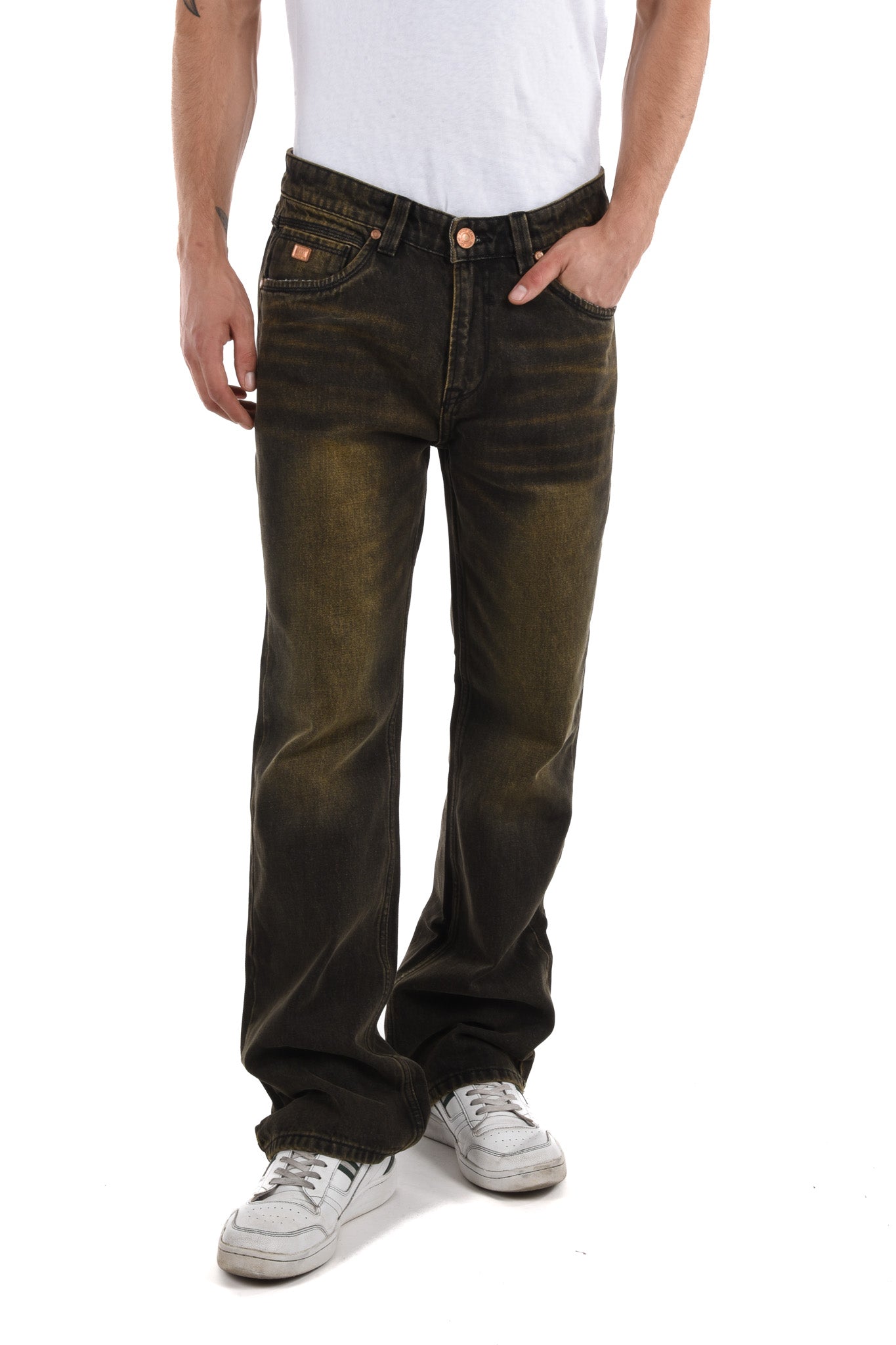 Kilkenny Flared overdyed denim