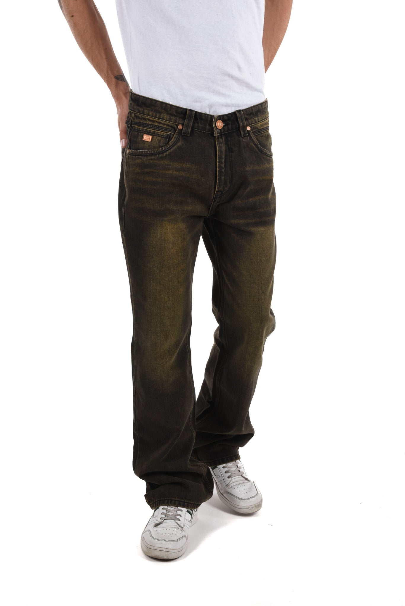 Kilkenny Flared overdyed denim