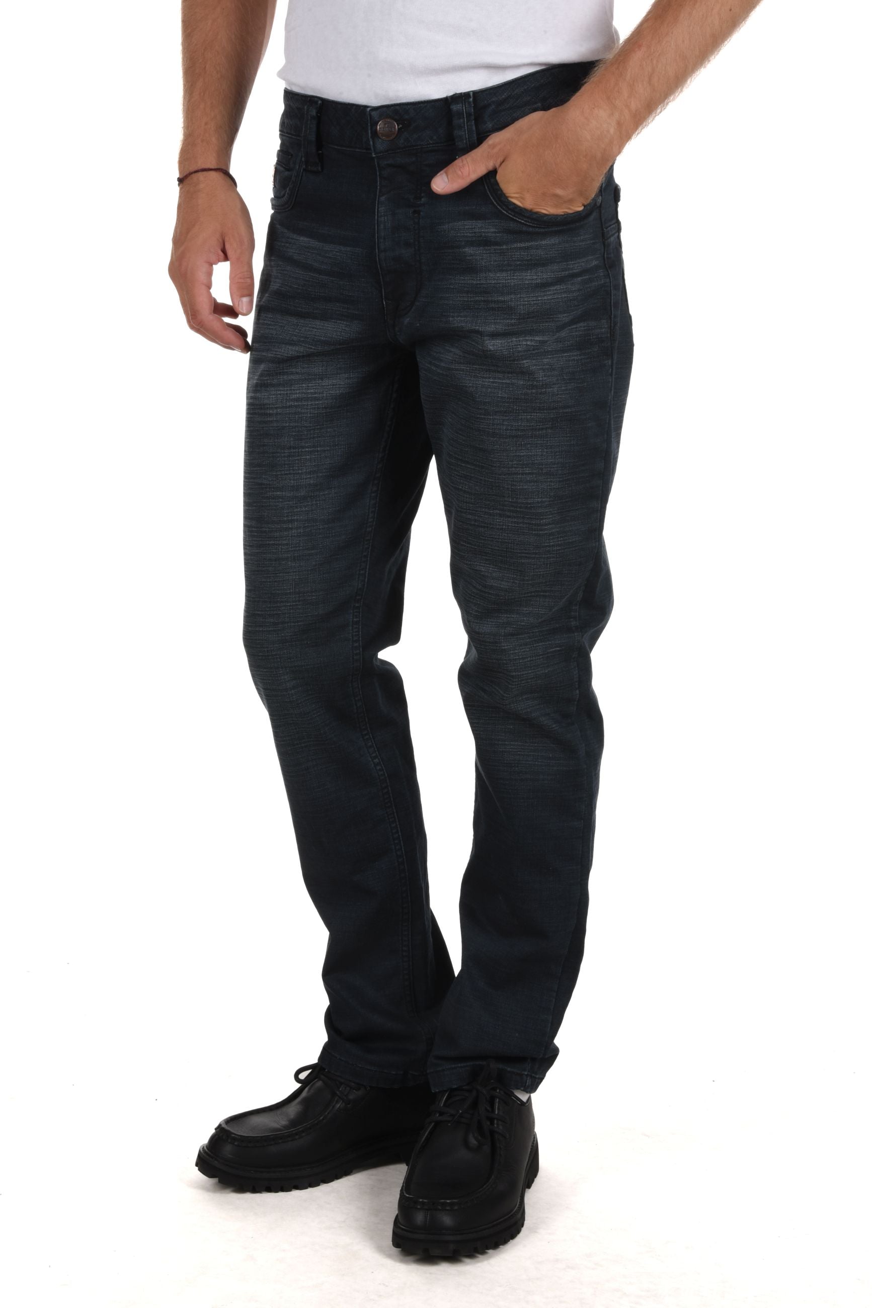 Perry Regular Fit stretch denim coated
