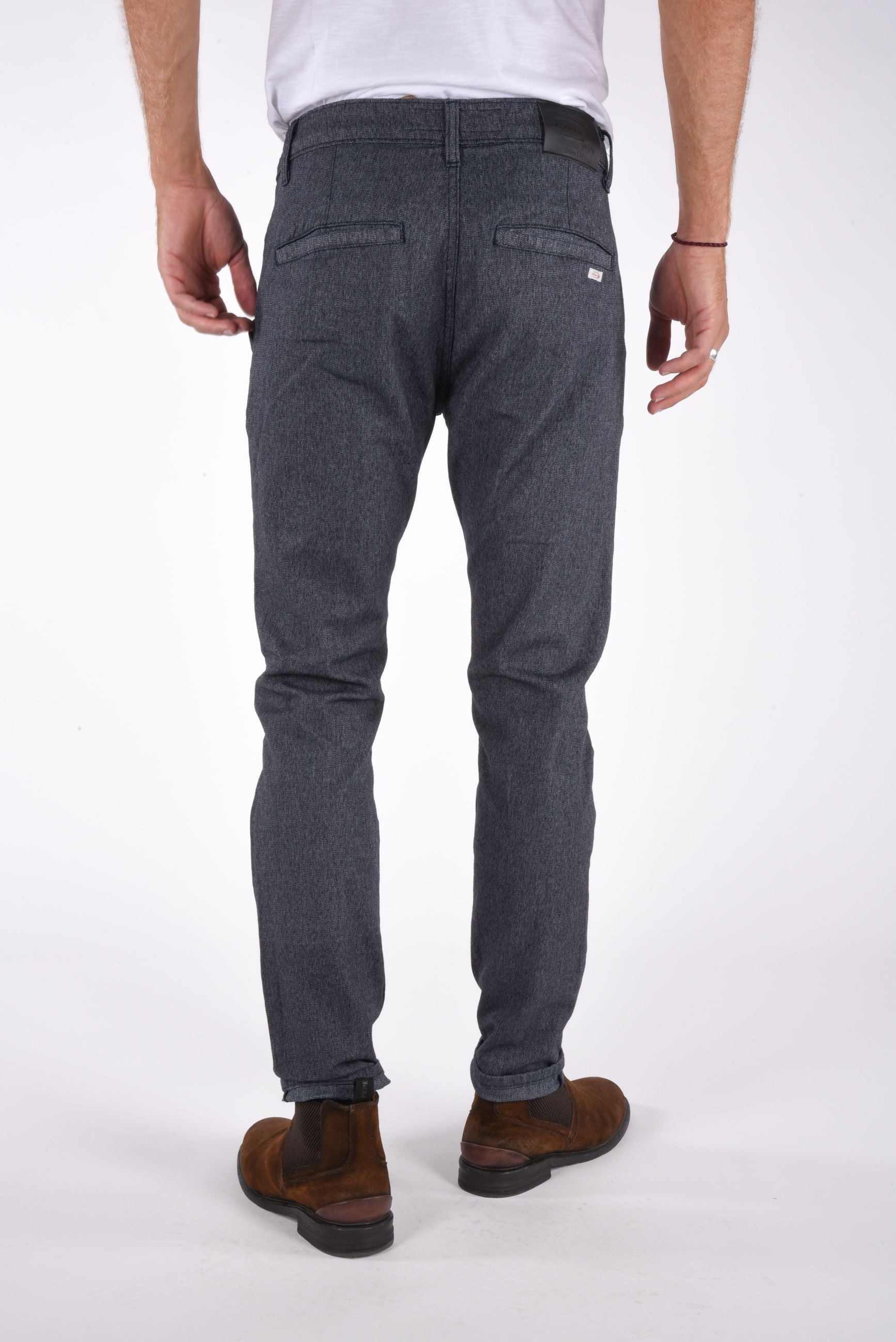 Chicago Chino indigo fabric