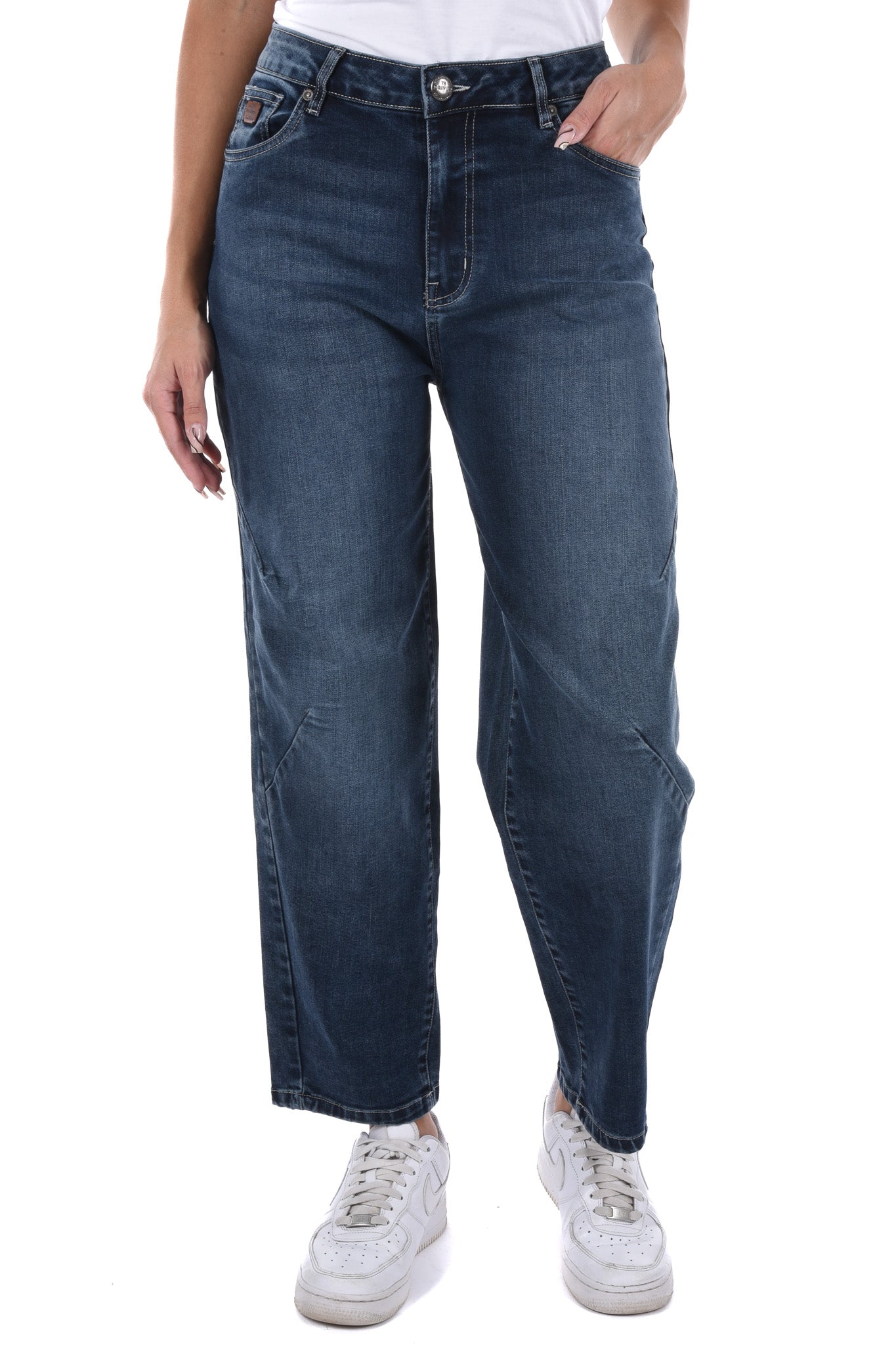 Kelly Barrel Fit stretch denim