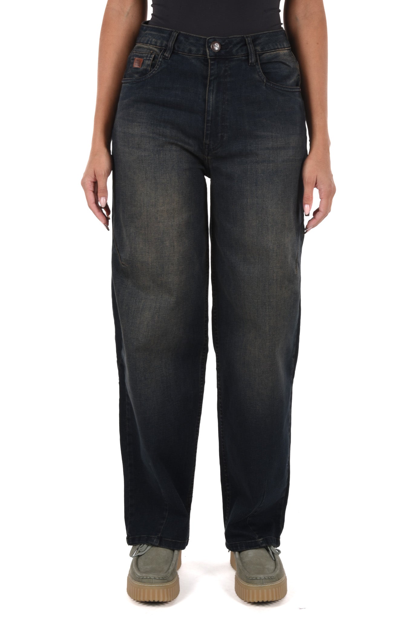 Kingsley Barrel Fit stretch denim