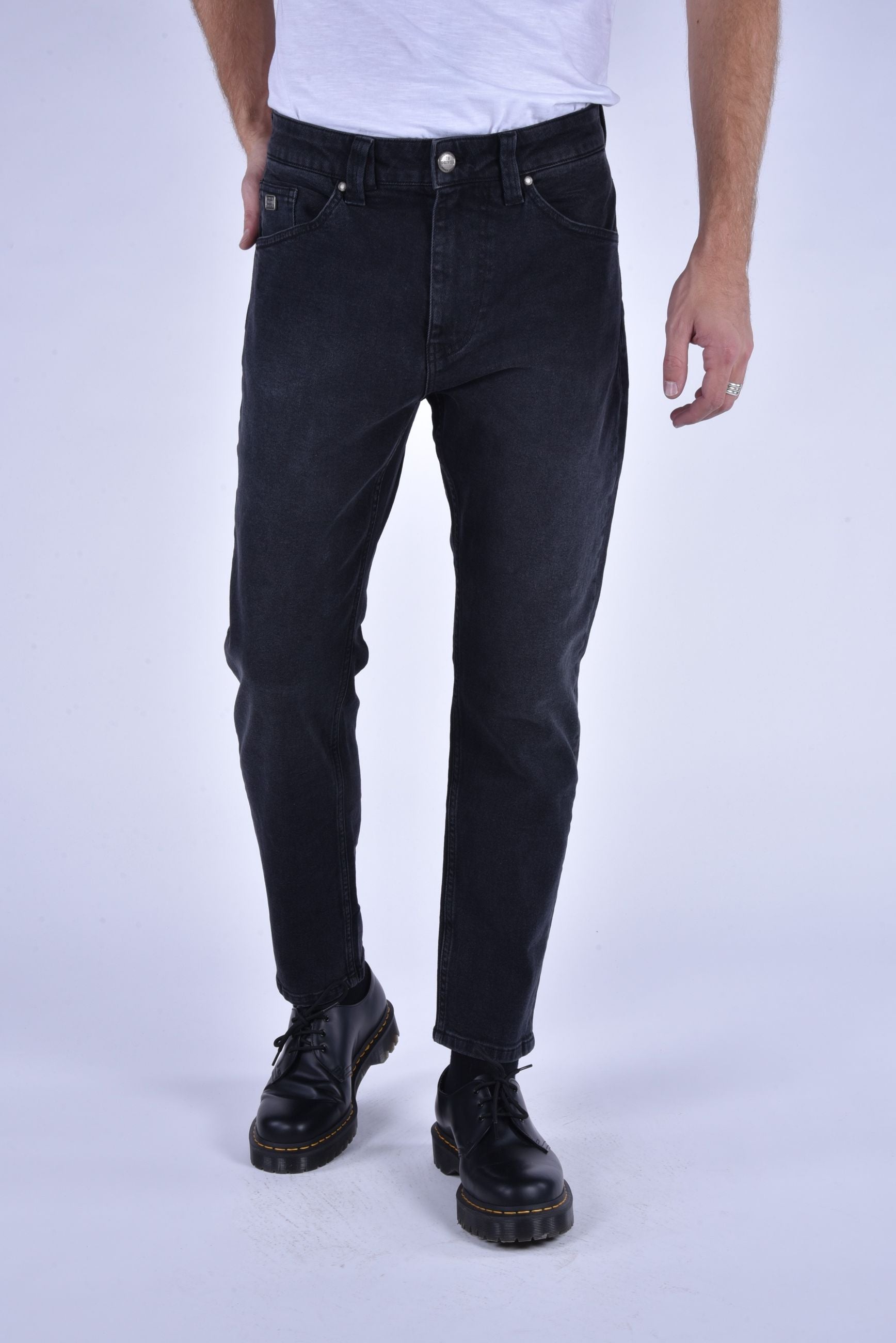 Kobra Tapered Fit black denim