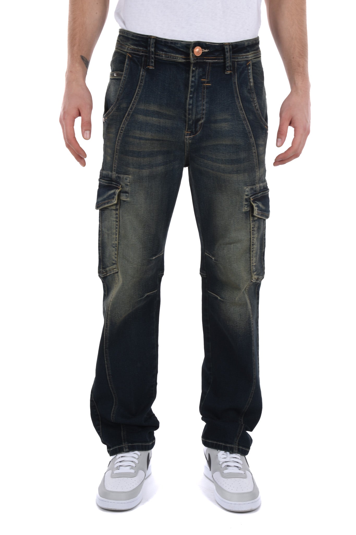 Edmond Relaxed Fit overdyed denim