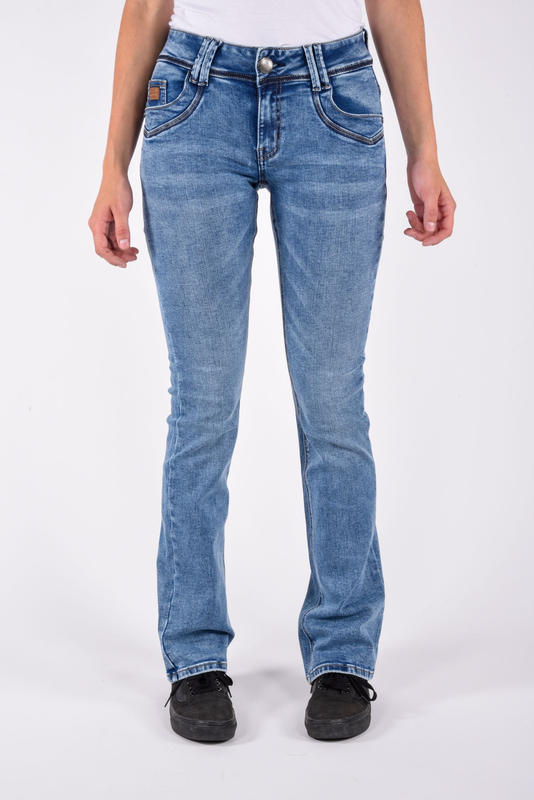 Keast Bootcut mid waist stretch denim