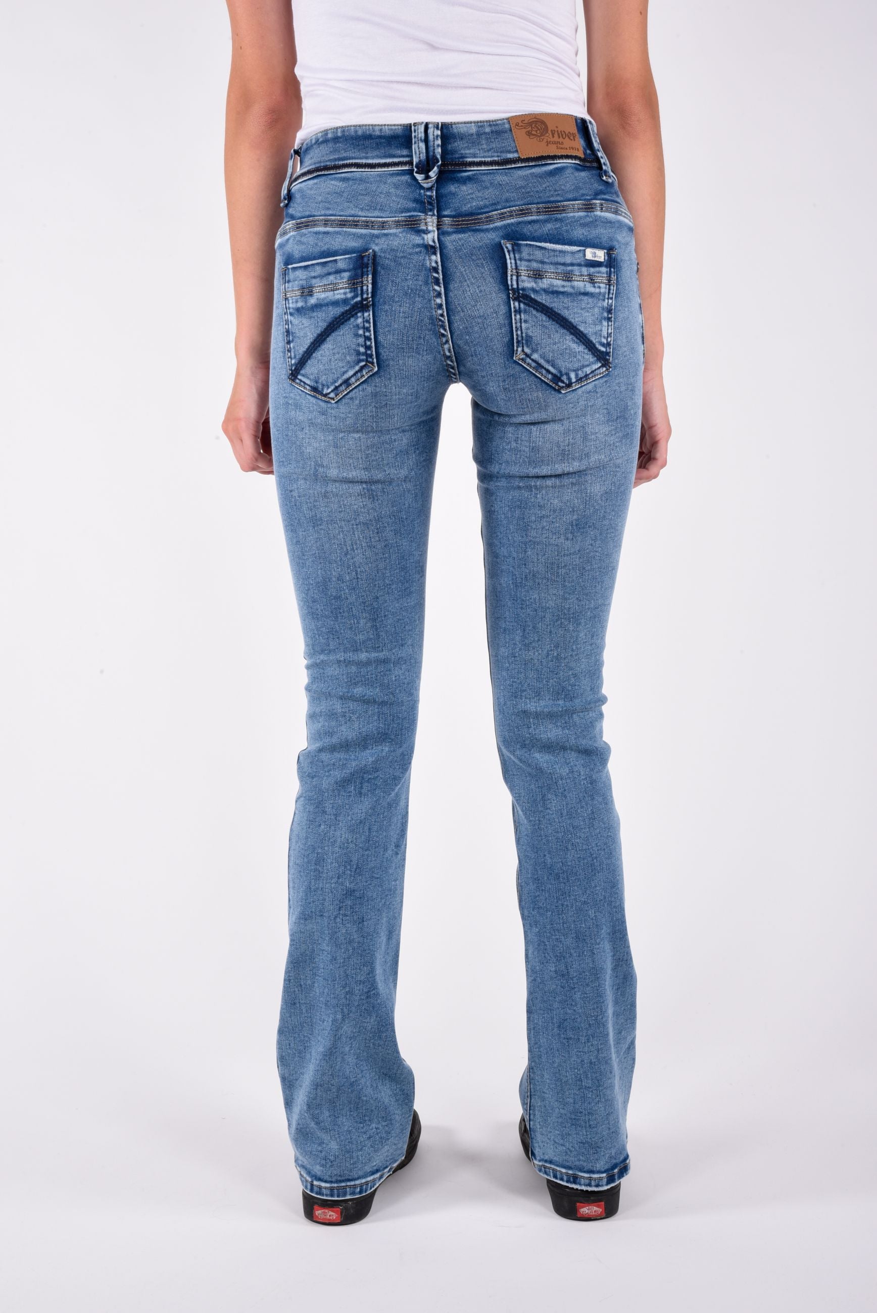 Keast Bootcut mid waist stretch denim
