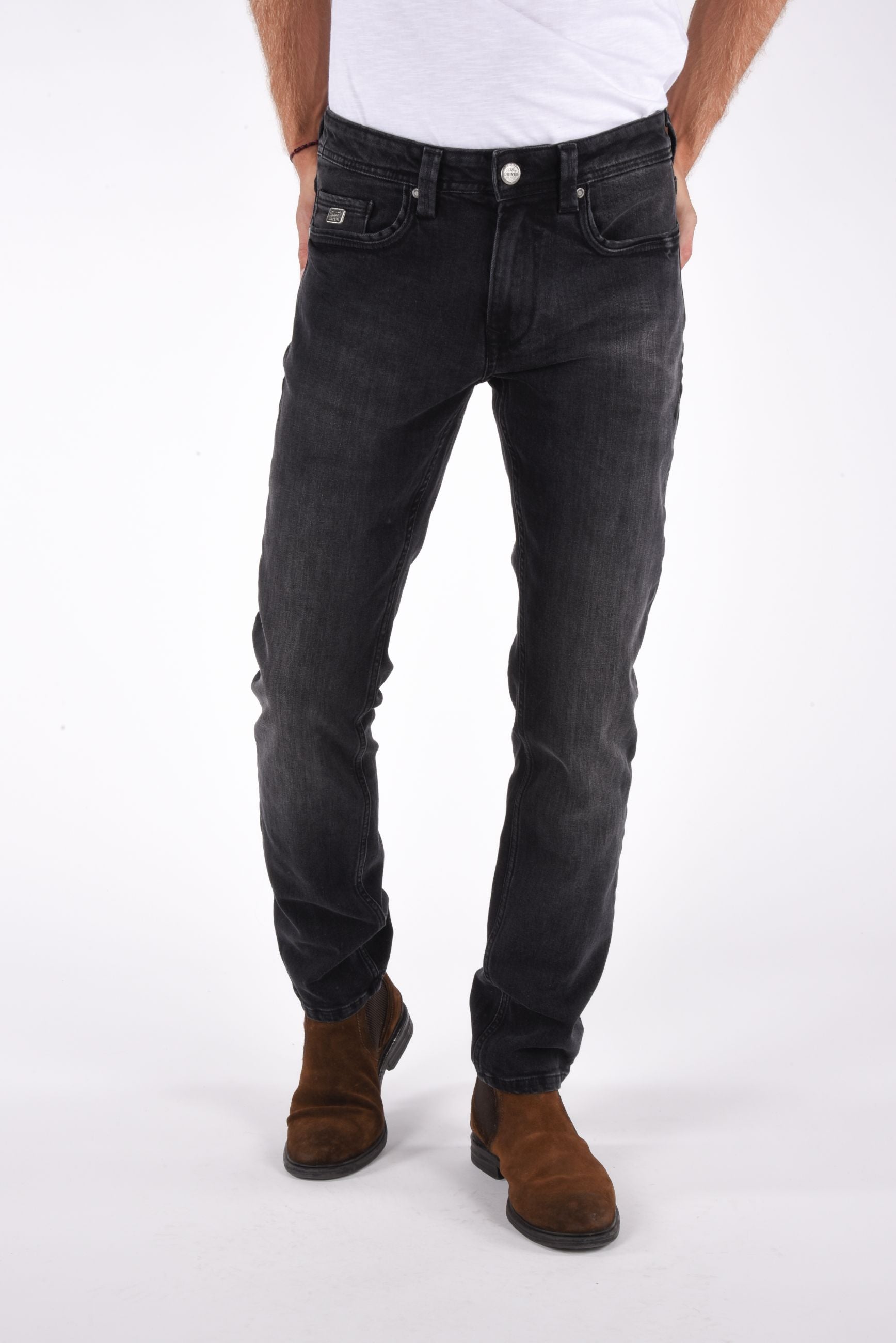 Kilkenny Straight Cut black stretch denim
