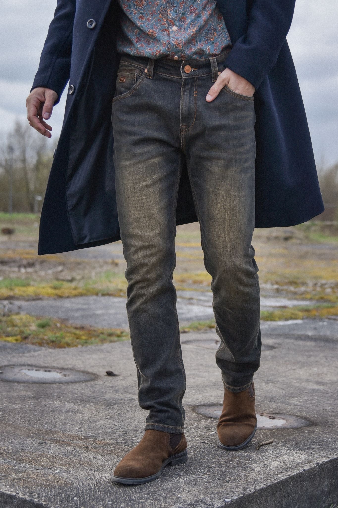 Kilkenny Straight Cut overdyed denim