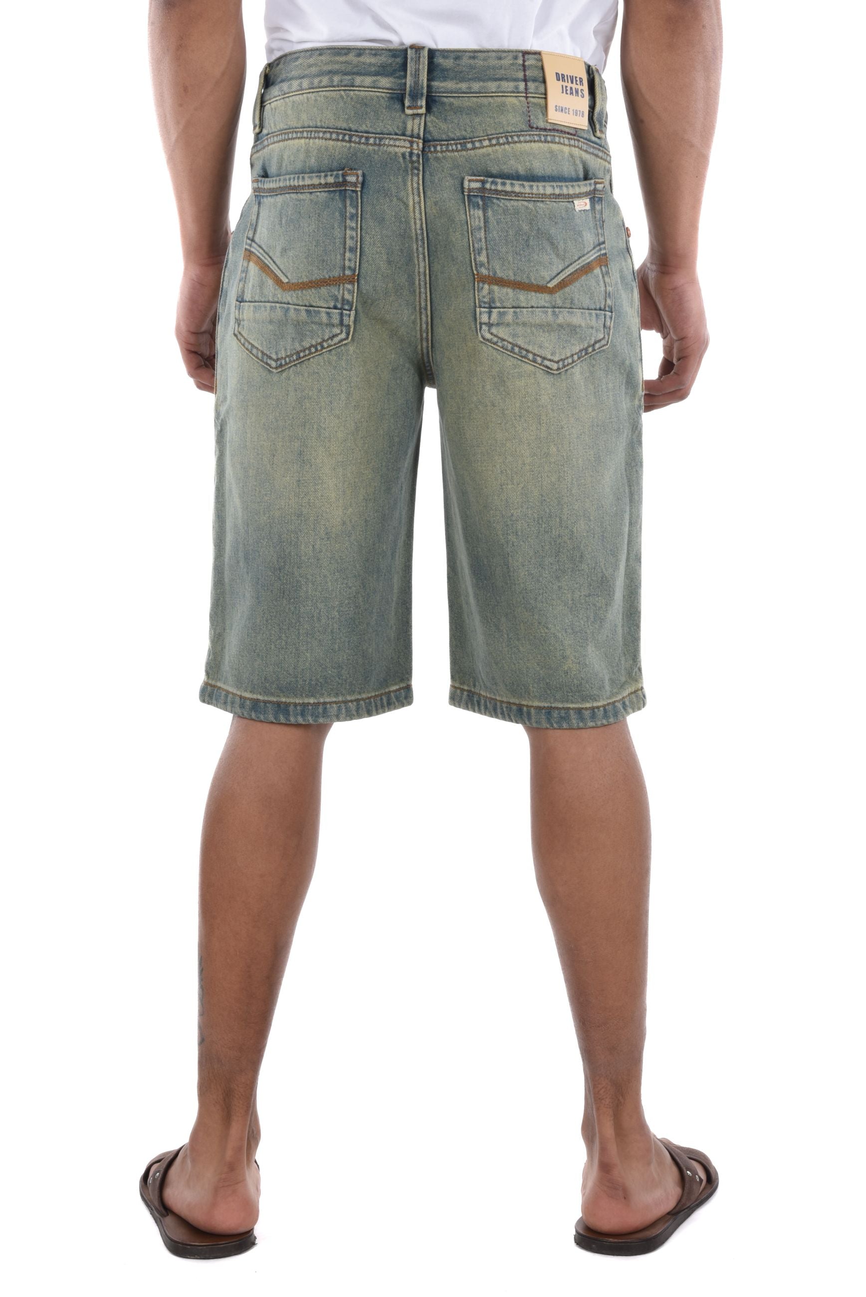Kristo Shorts denim overdyed