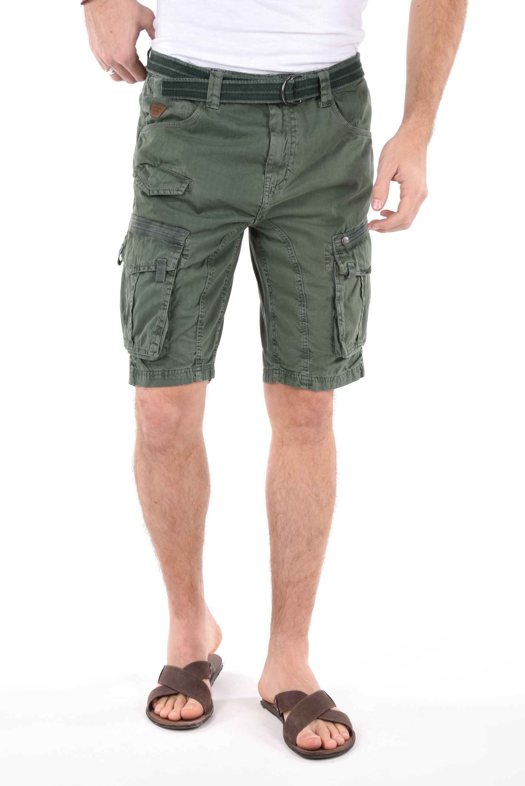 Pines Cargo Shorts herring bone