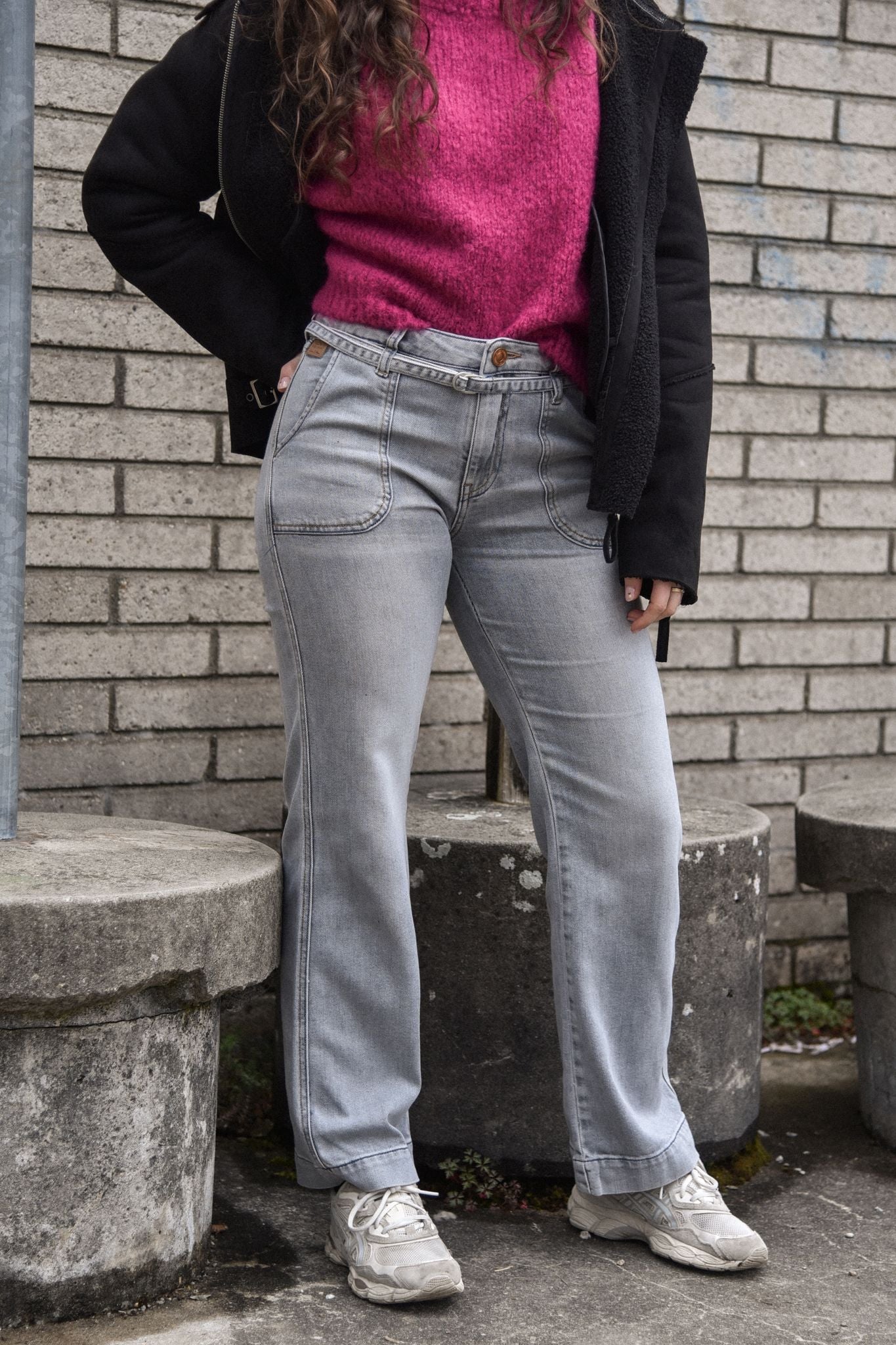 Kimberly Wide Leg high belt