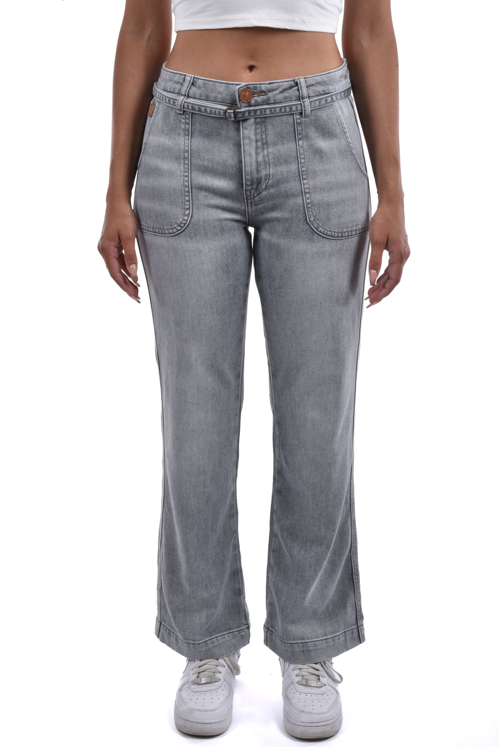 Kimberly Wide Leg high belt