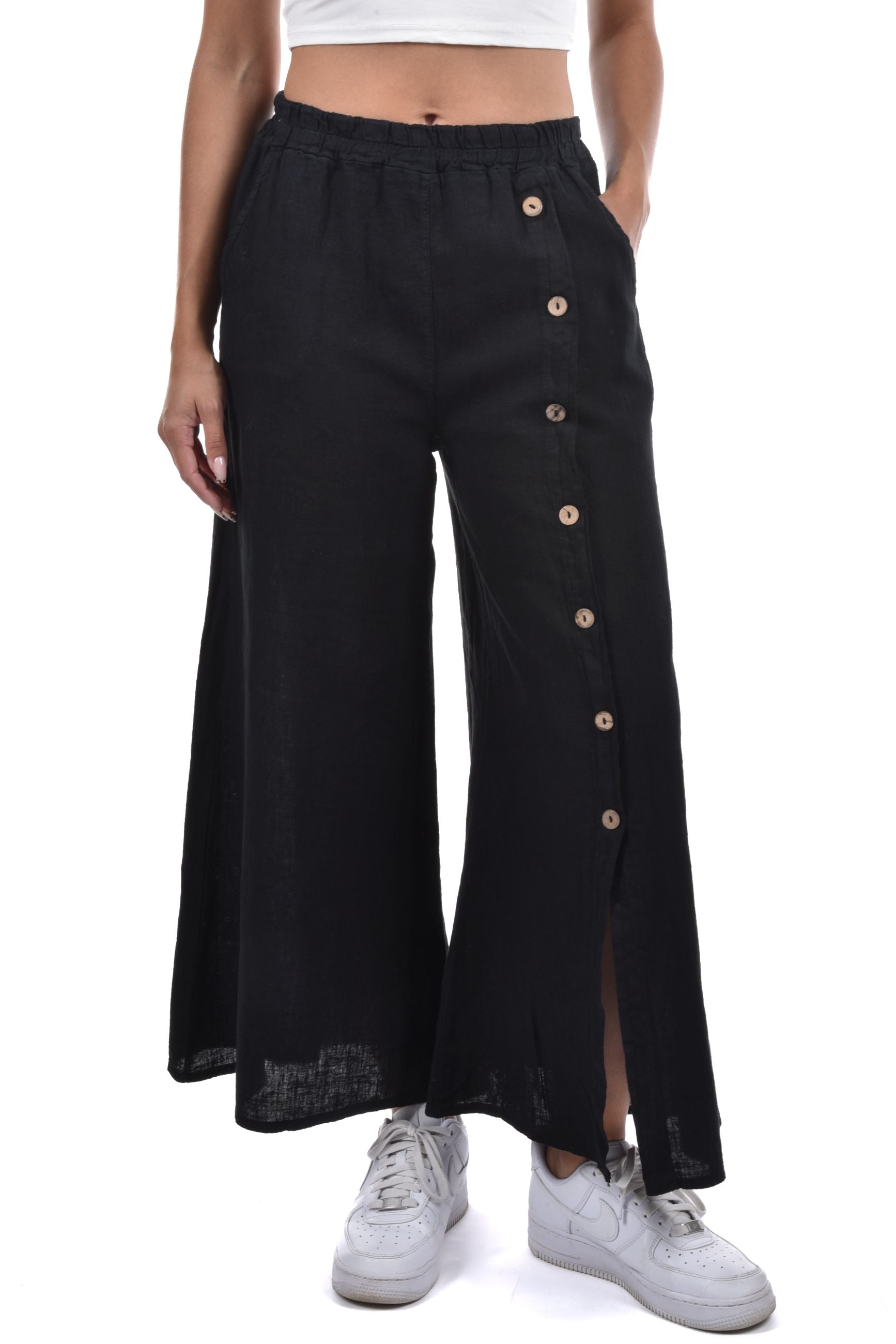 Mulino Wide Leg buttons