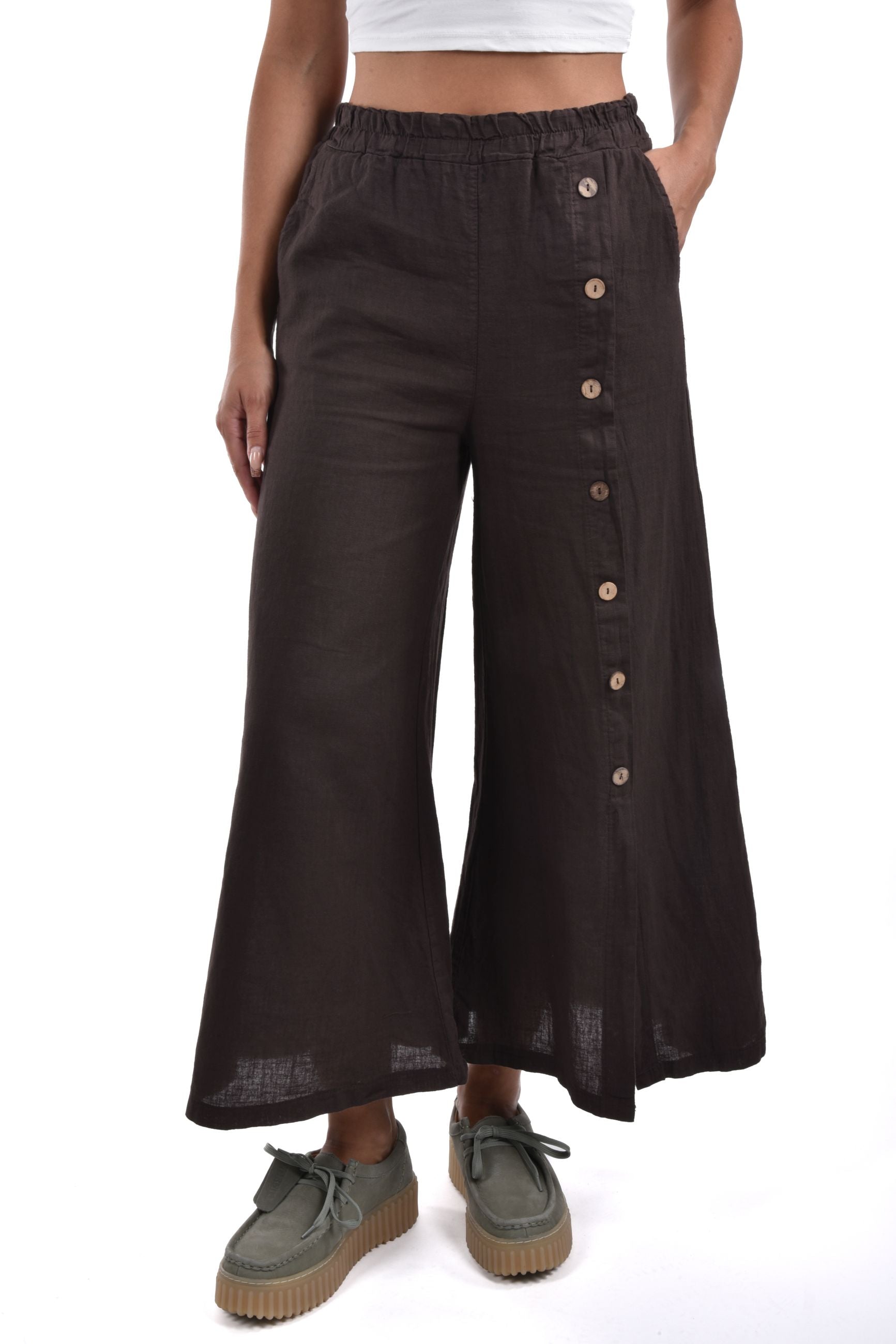 Mulino Wide Leg buttons