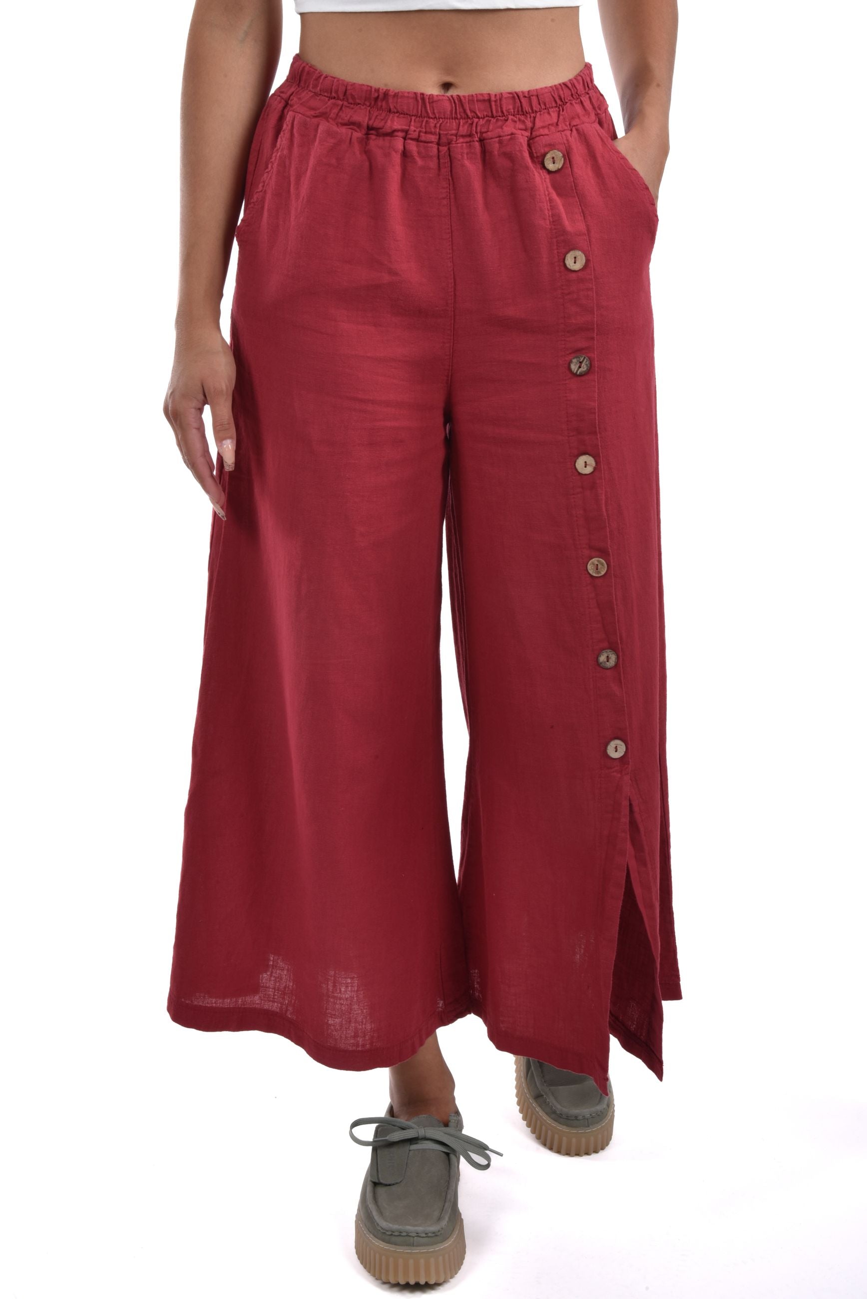 Mulino Wide Leg buttons