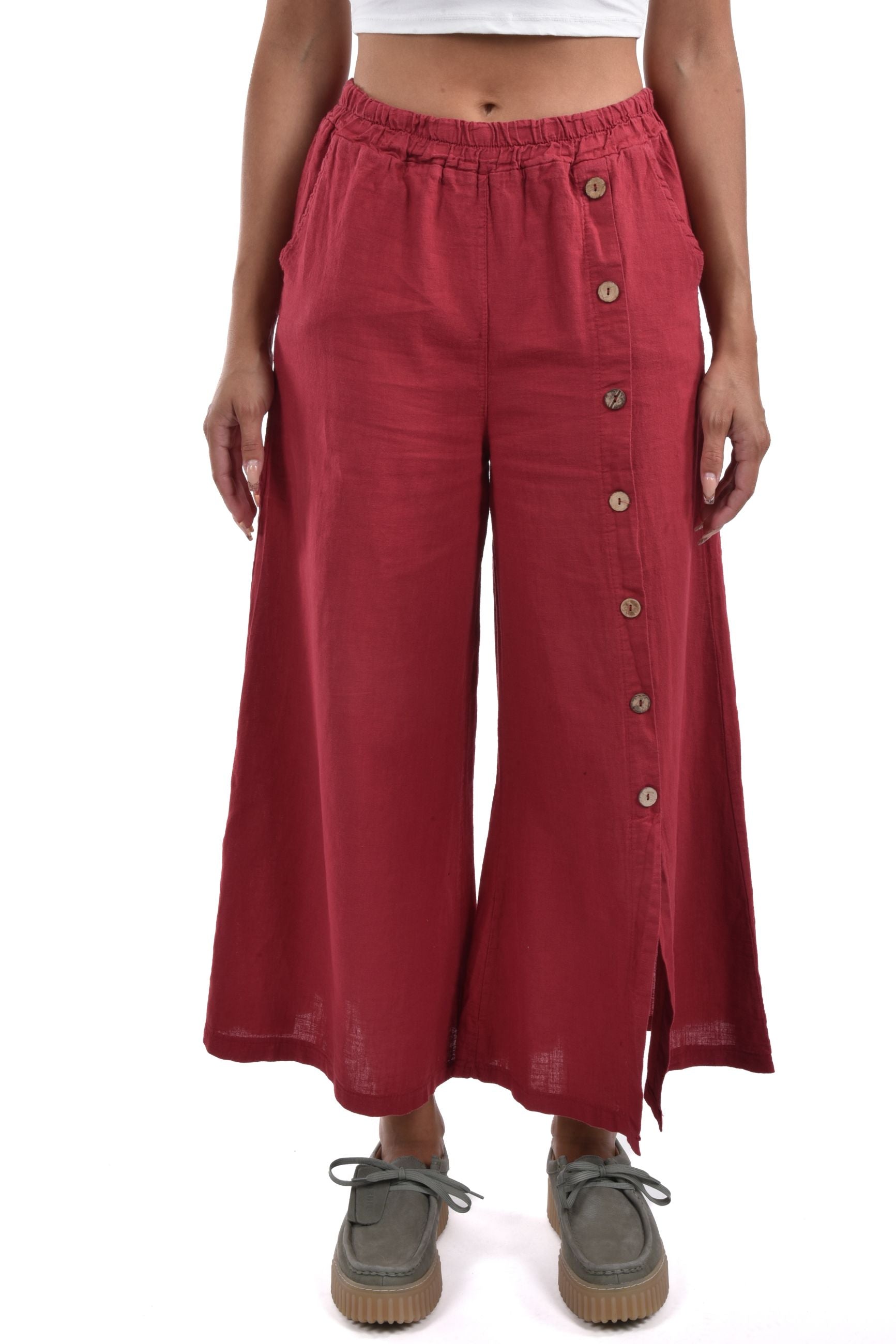 Mulino Wide Leg buttons