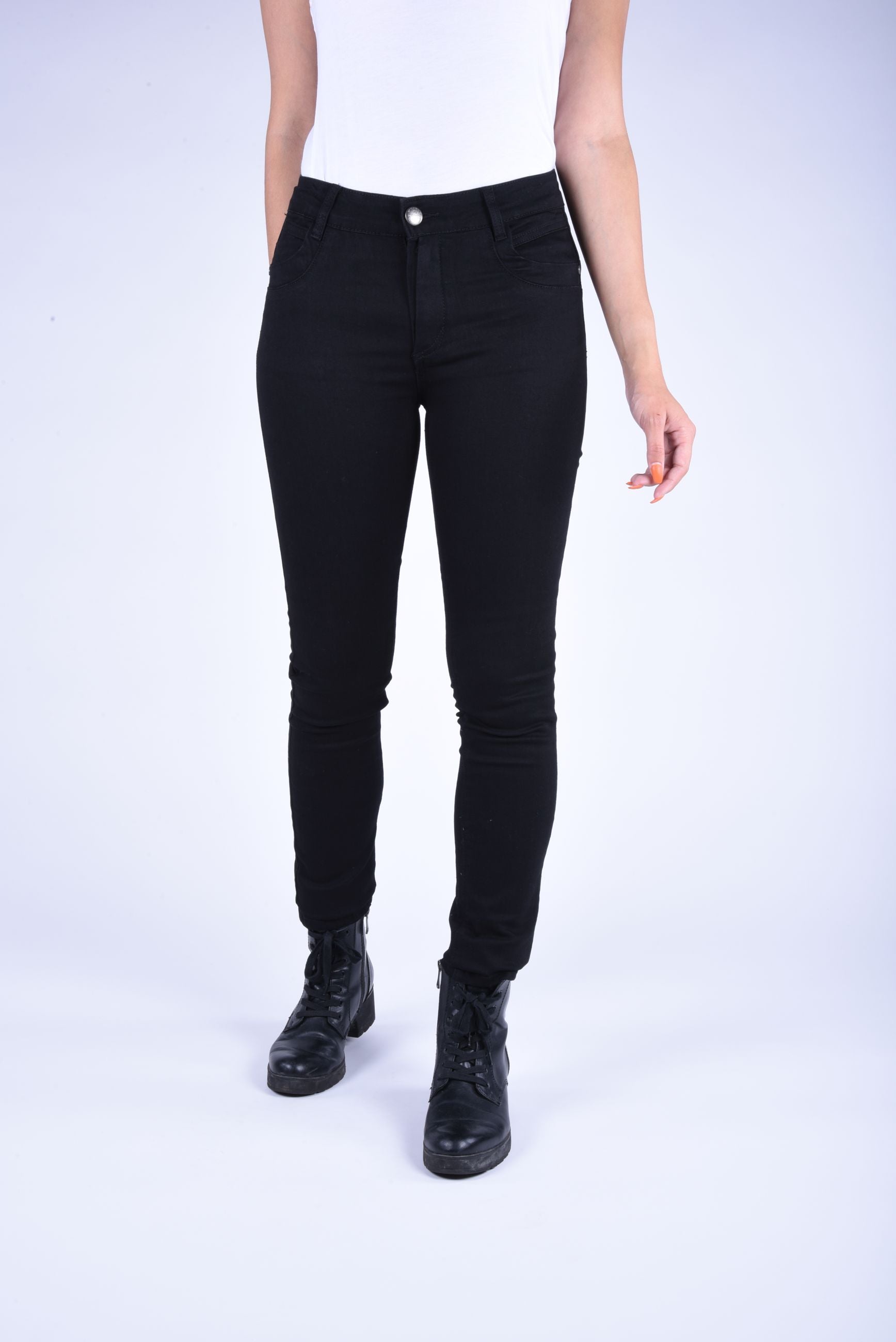 Jenny Straight Cut high waist stretch denim
