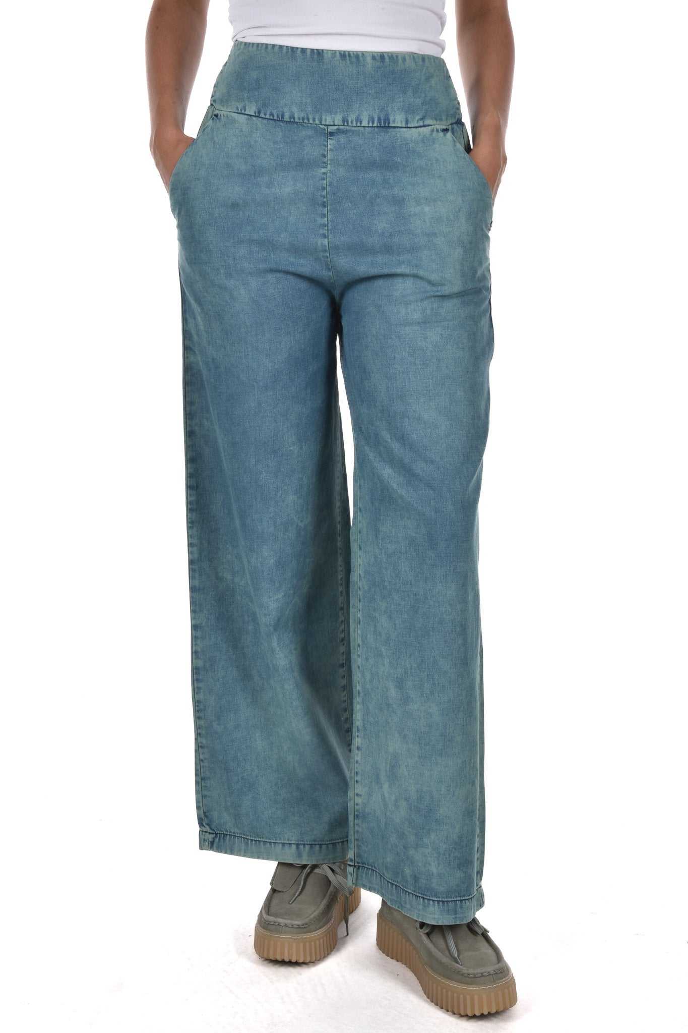 Malaysia Wide Leg overdyed tencel