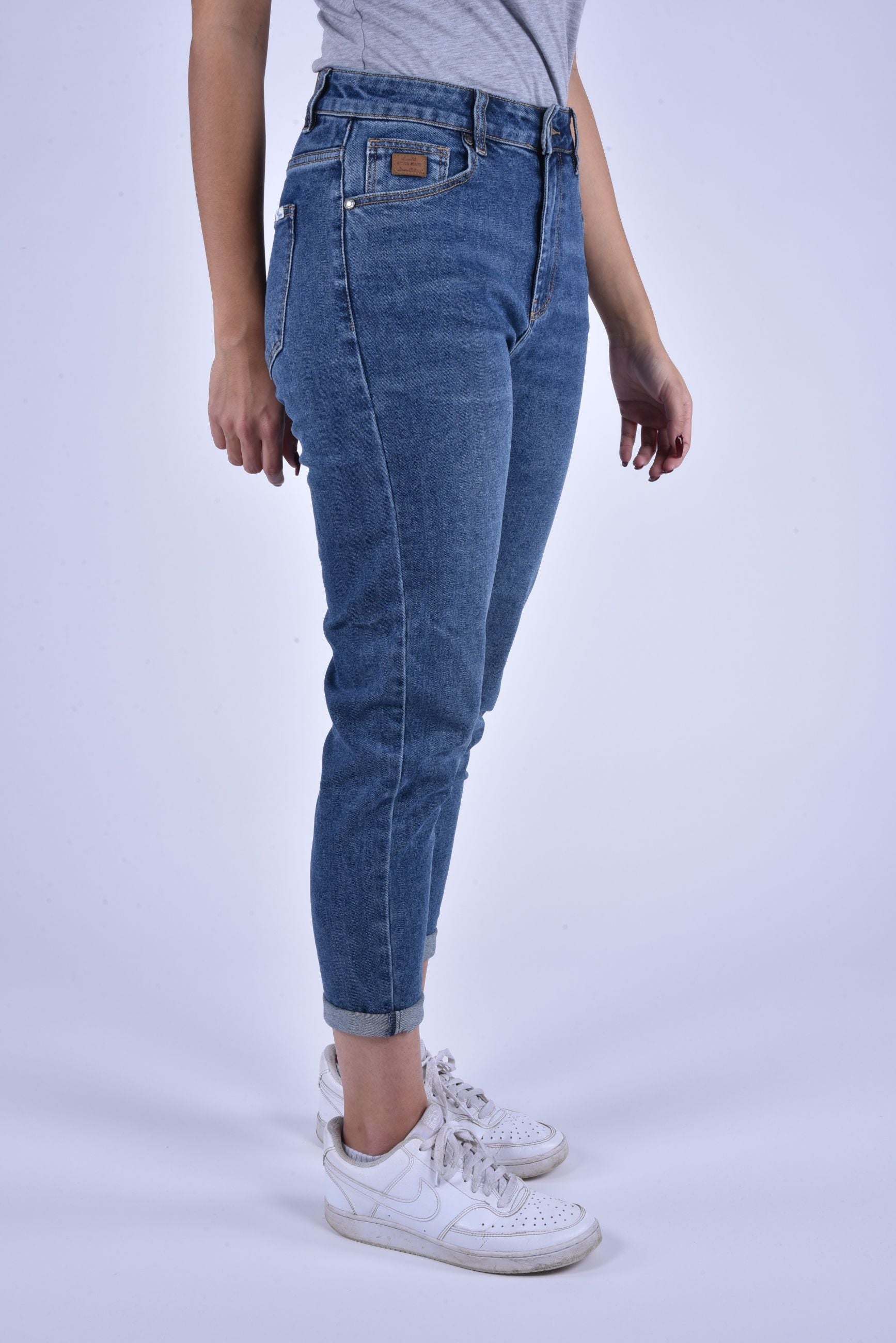 Krista Mom Fit stretch denim