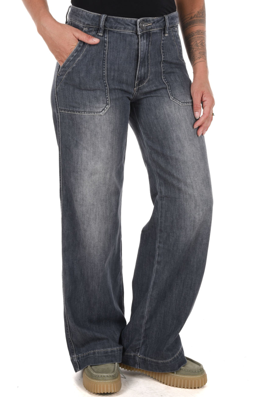 Kirstin Wide Leg grey