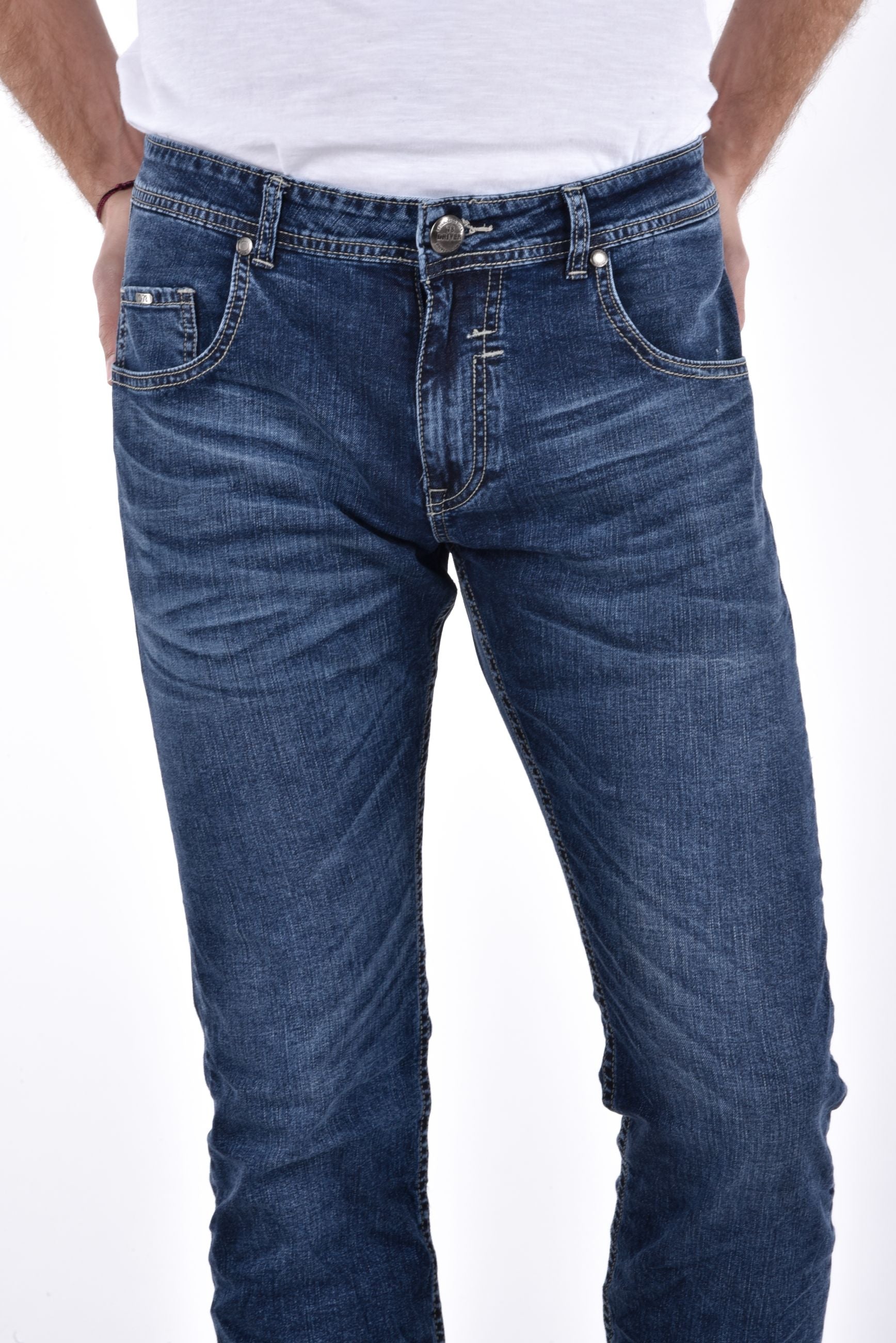 Llanoleum Regular Fit light stretch denim