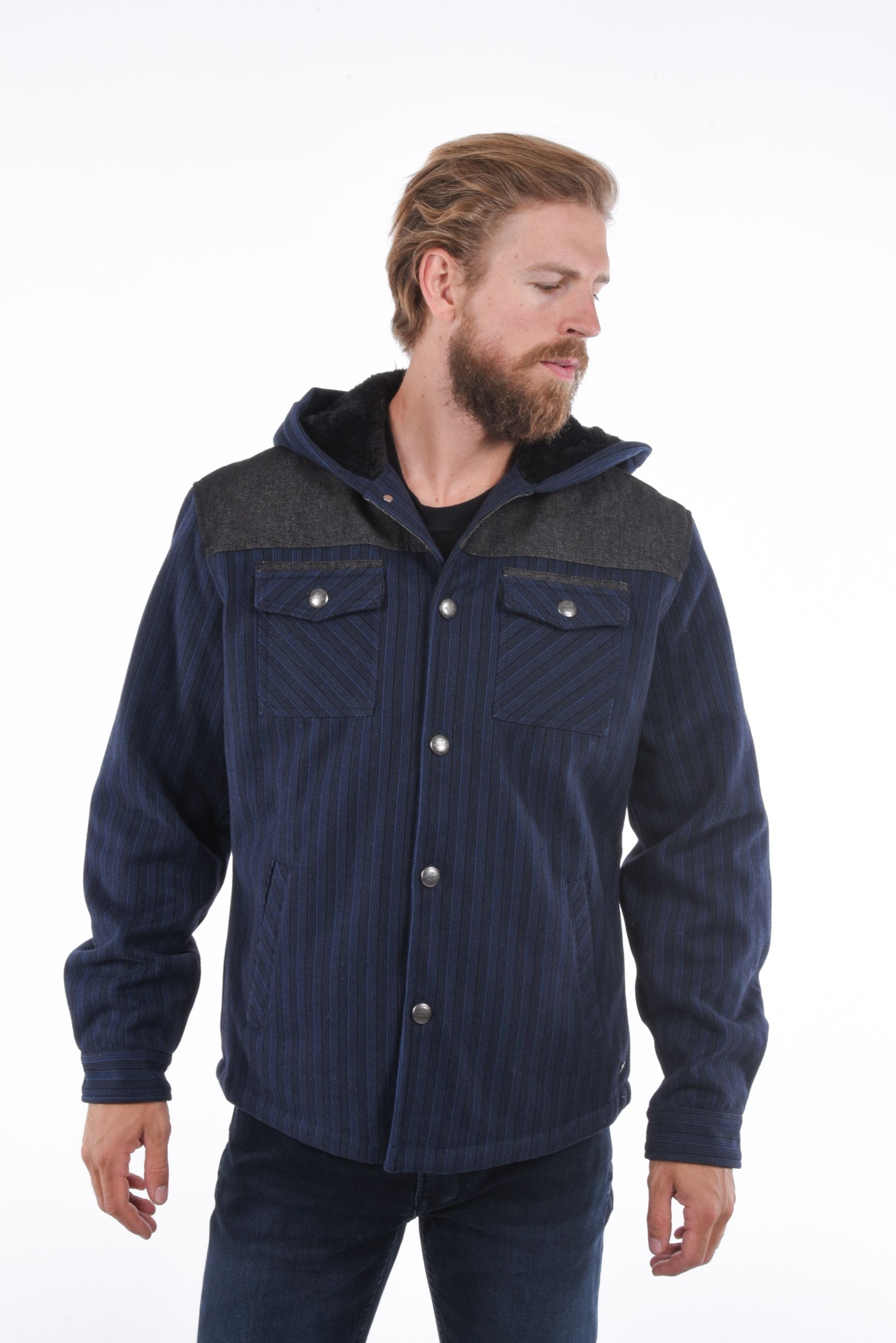 Scipio Shirt Jacket stripes