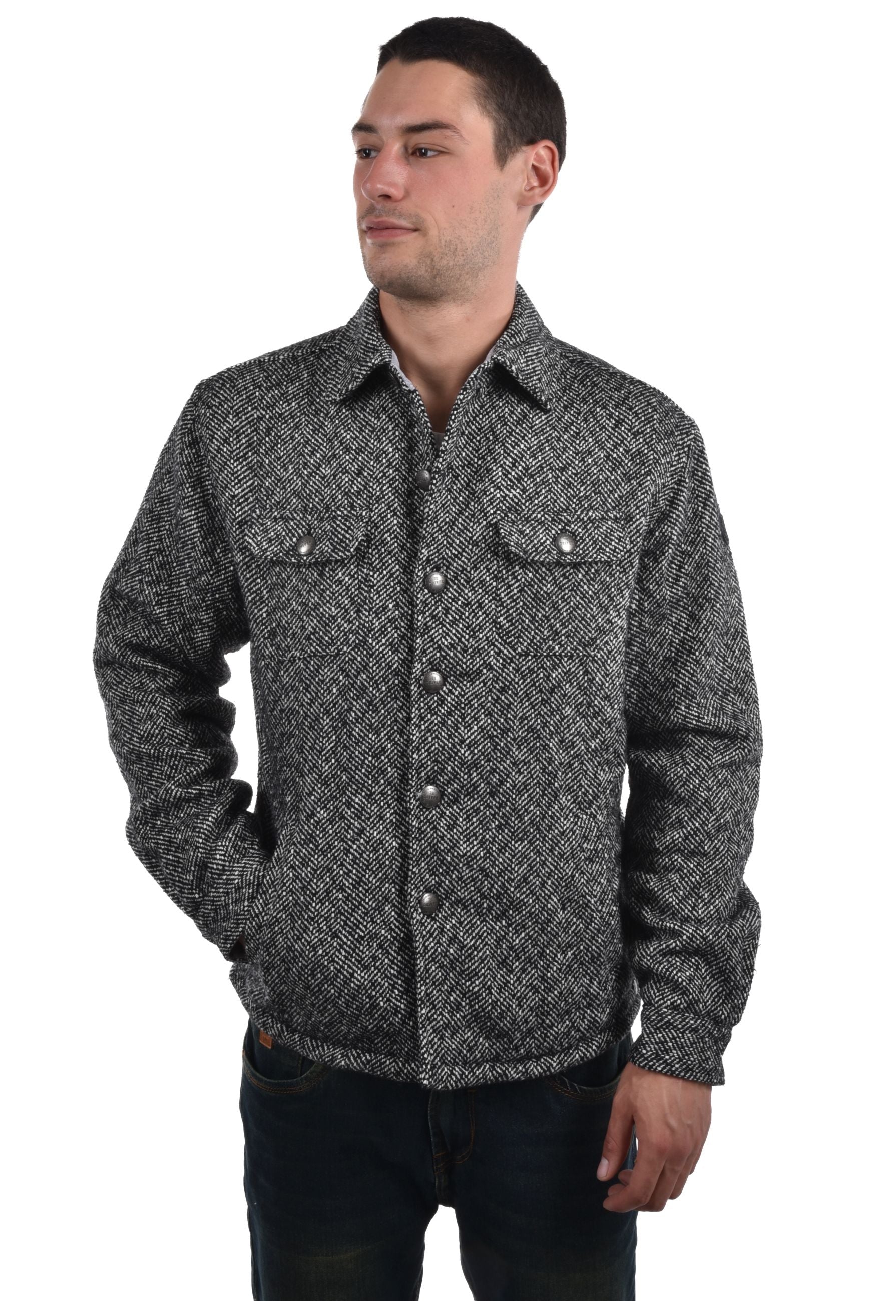 Salvator Overshirt herringbone