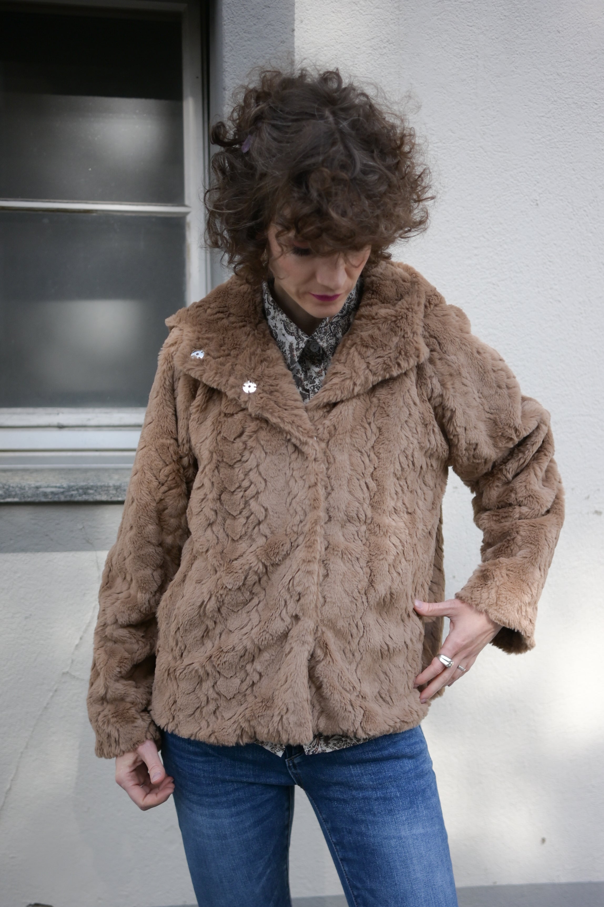 Sandy Jacket fake fur