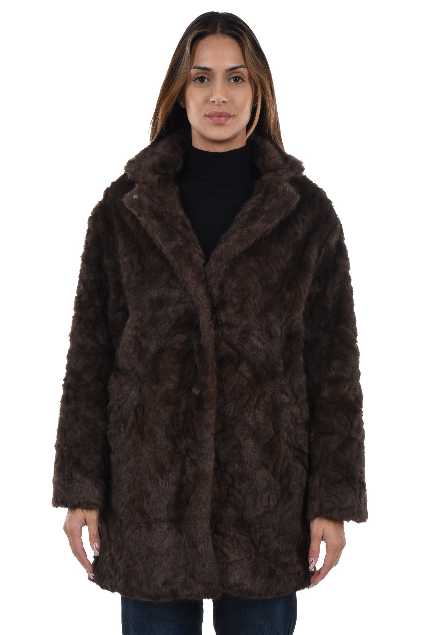 Saku Coat fake fur