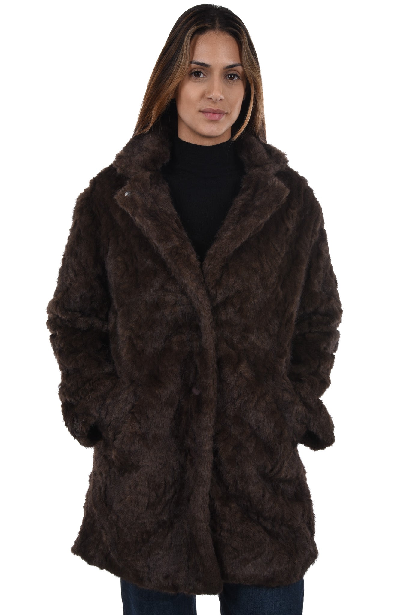 Saku Coat fake fur