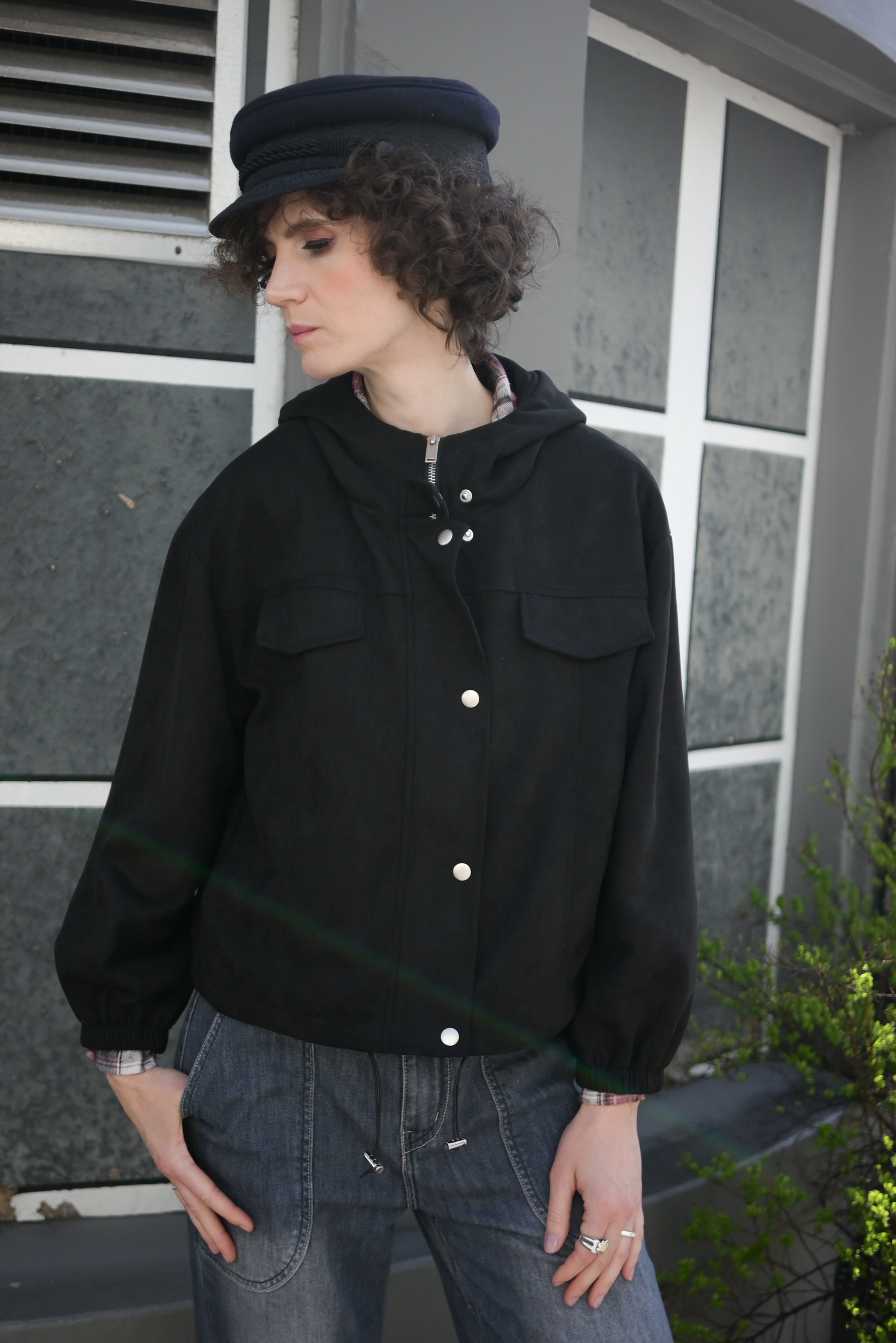 Lazzate Jacket bomber hood