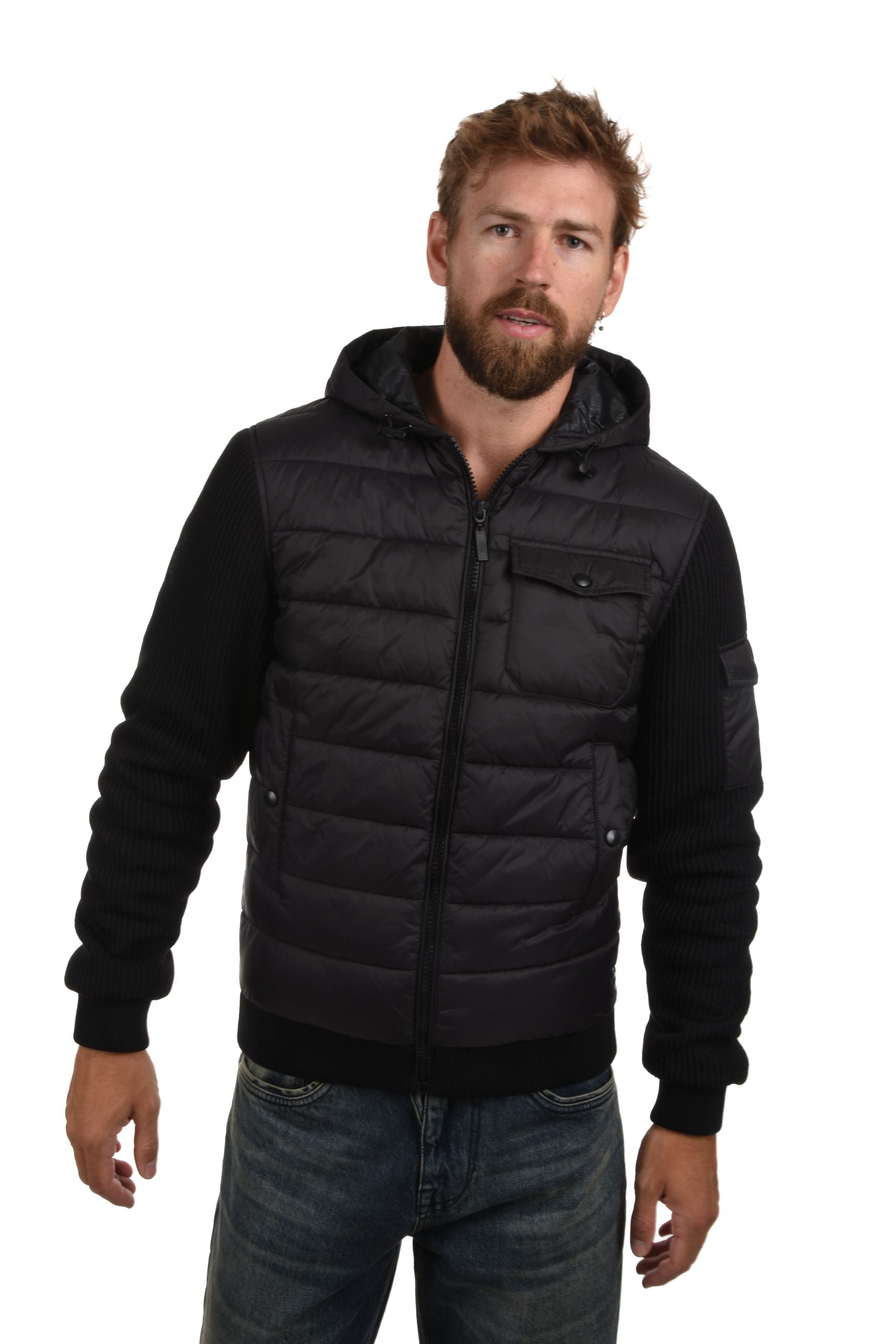 Syracuse Jacket knit sleeves