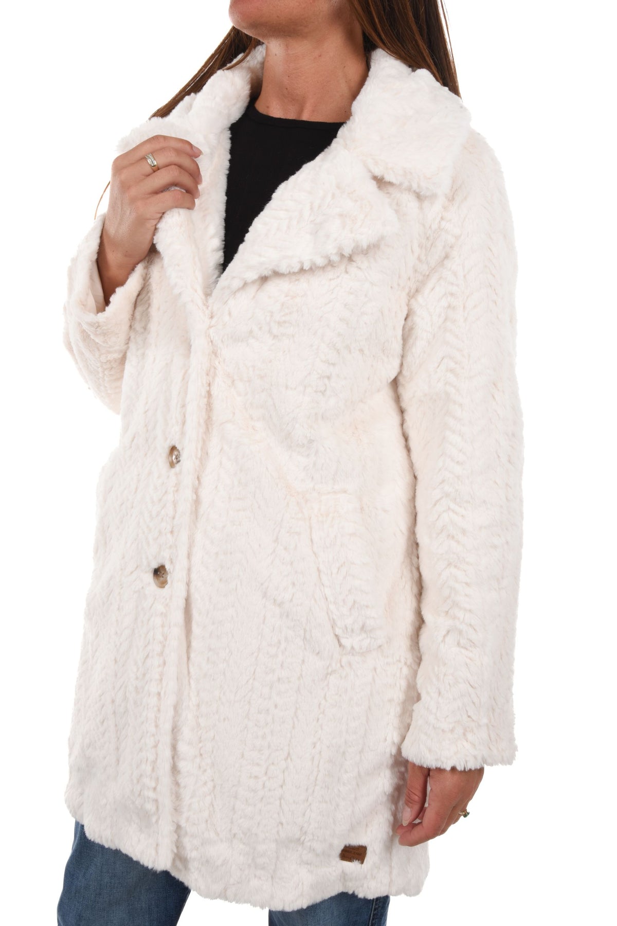 Sumy Coat new pocket fake fur