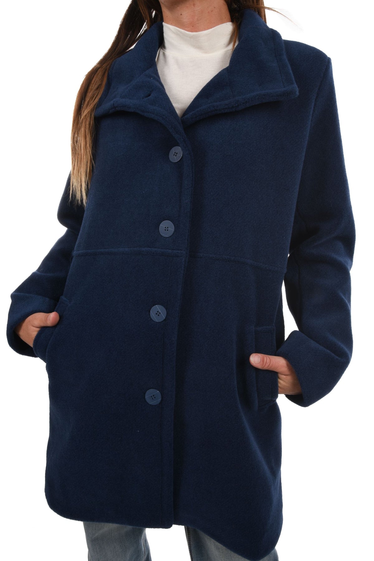 Janty Coat buttons pocket
