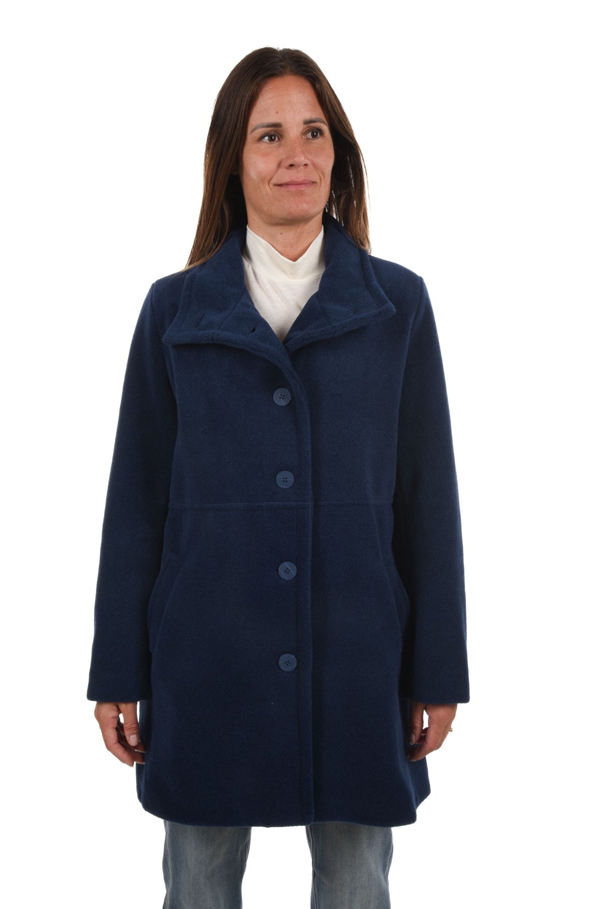 Janty Coat buttons pocket