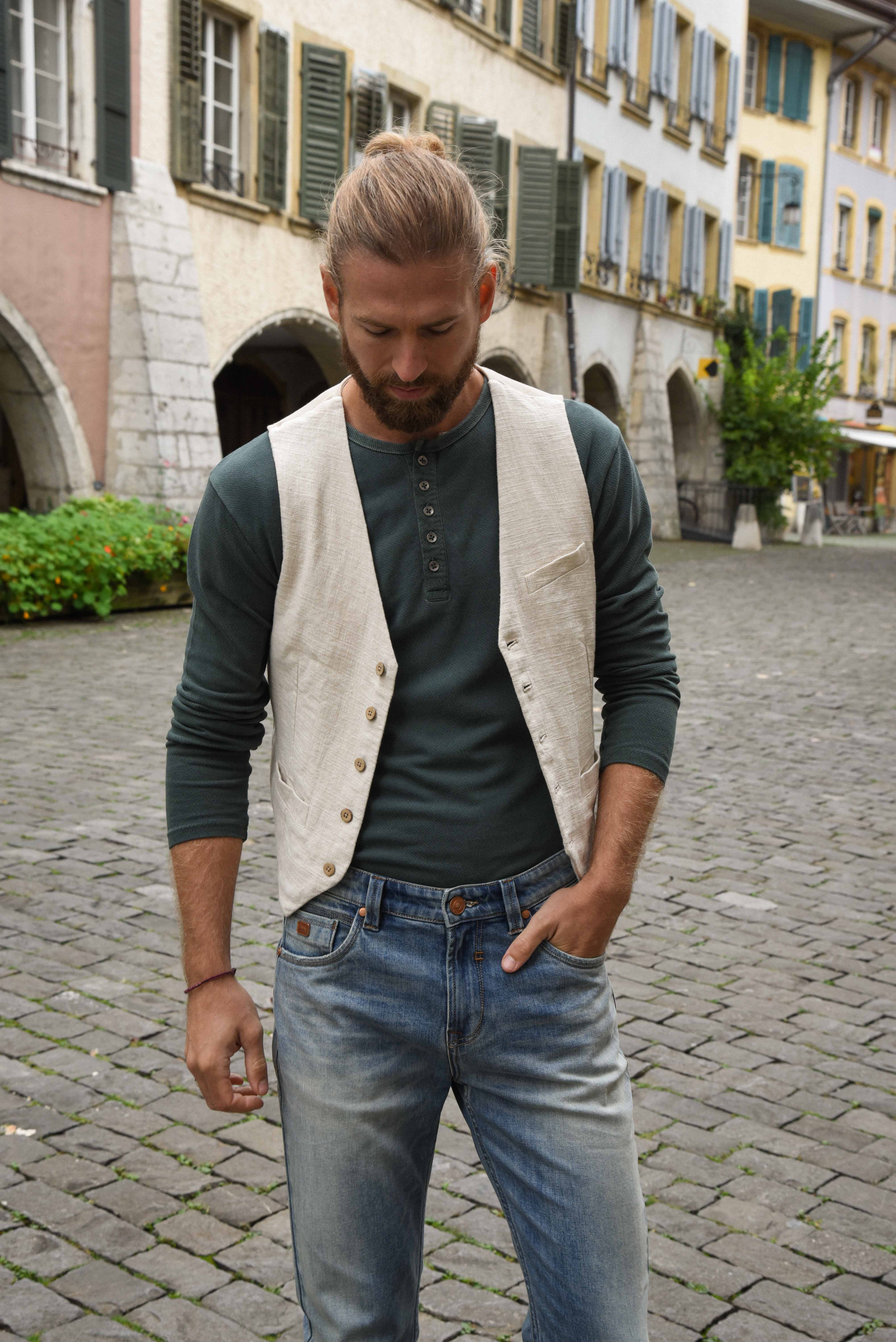 Sheridan Gilet linen